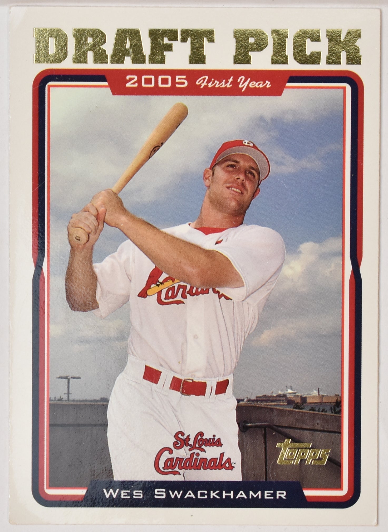 Wes Swackhamer 669 Topps Baseball Card 2005 Draft Pick