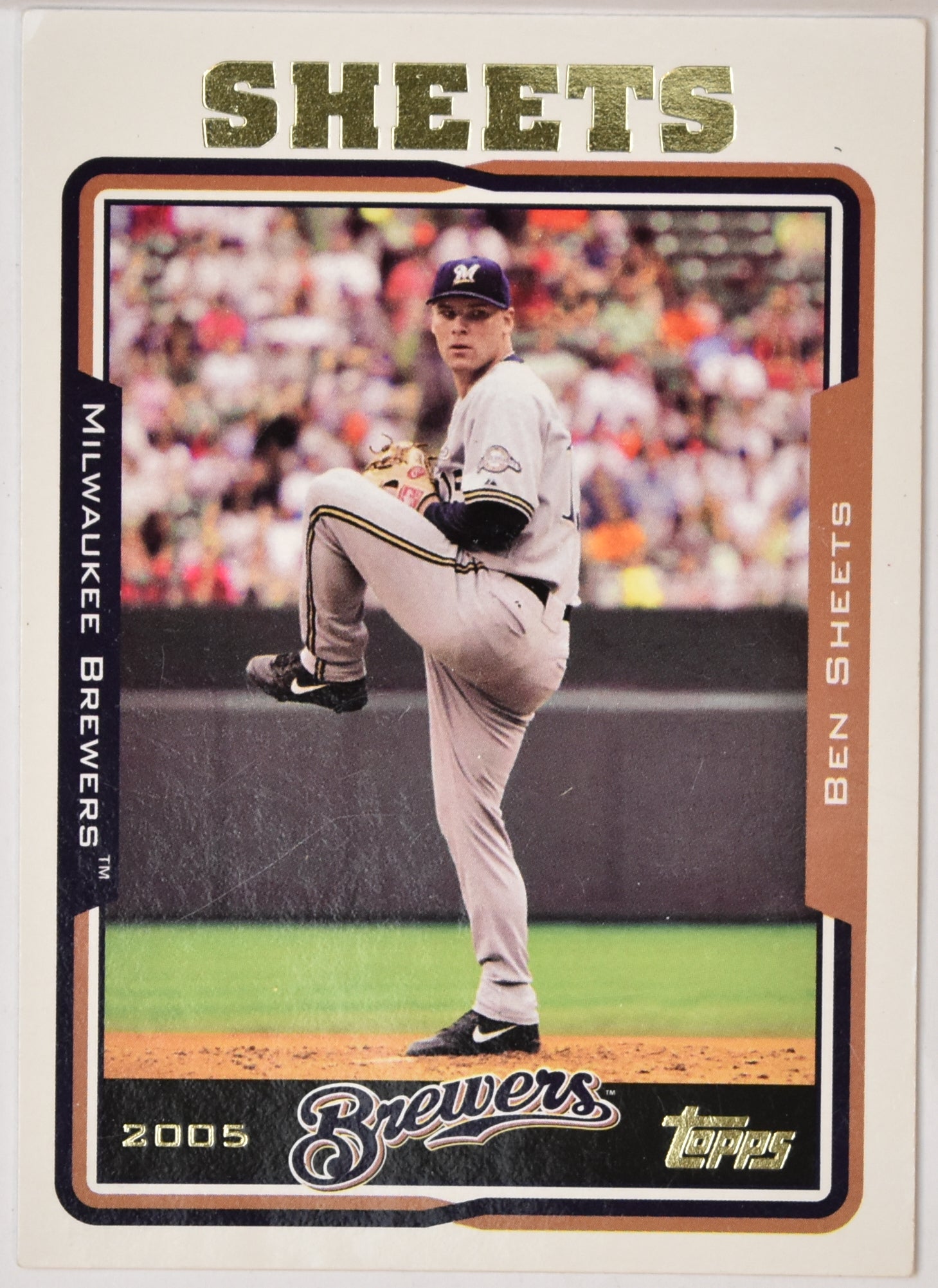 Ben Sheets 115 Topps Baseball Card 2005