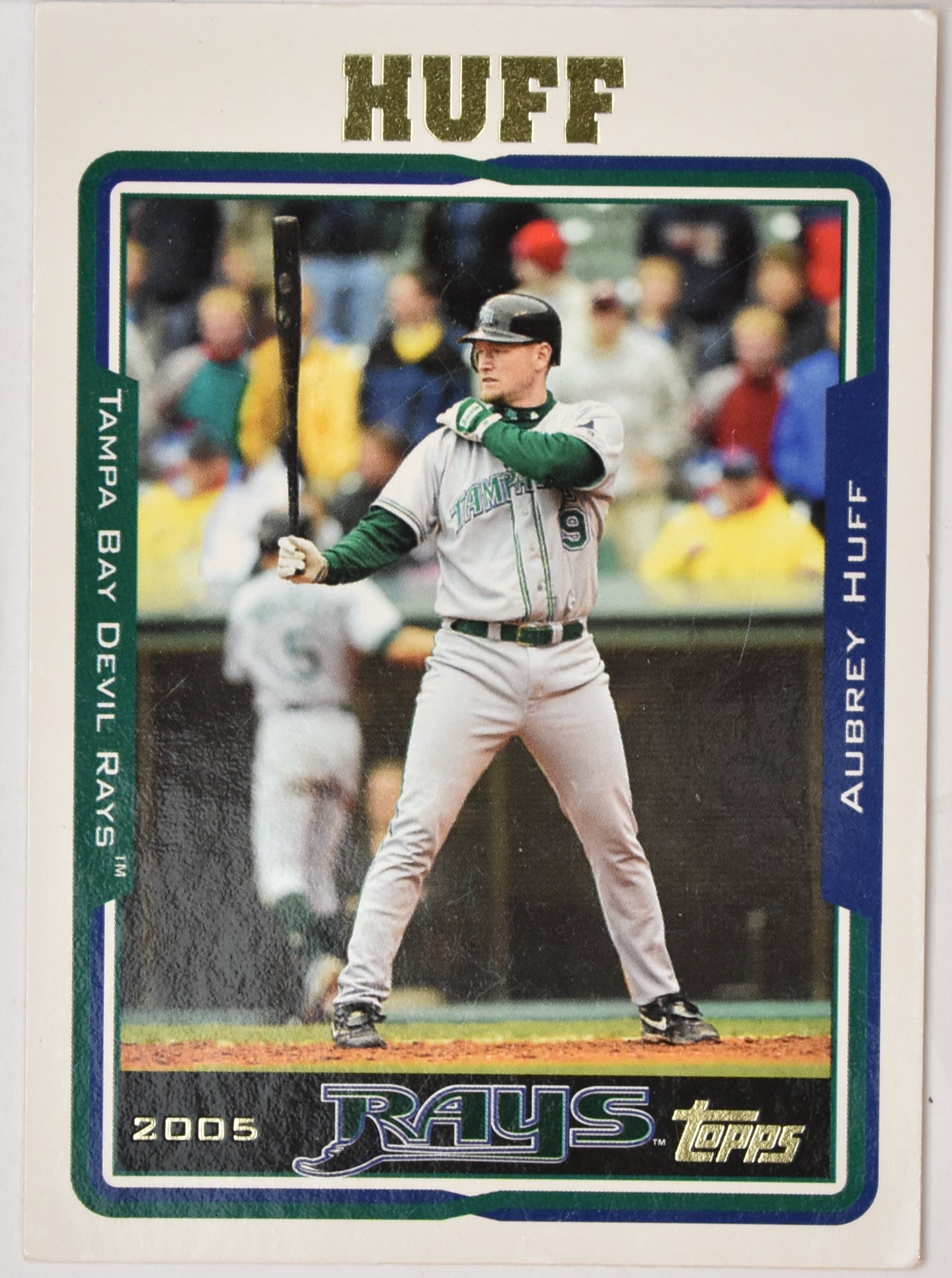 Aubrey Huff 95 Topps Baseball Card 2005