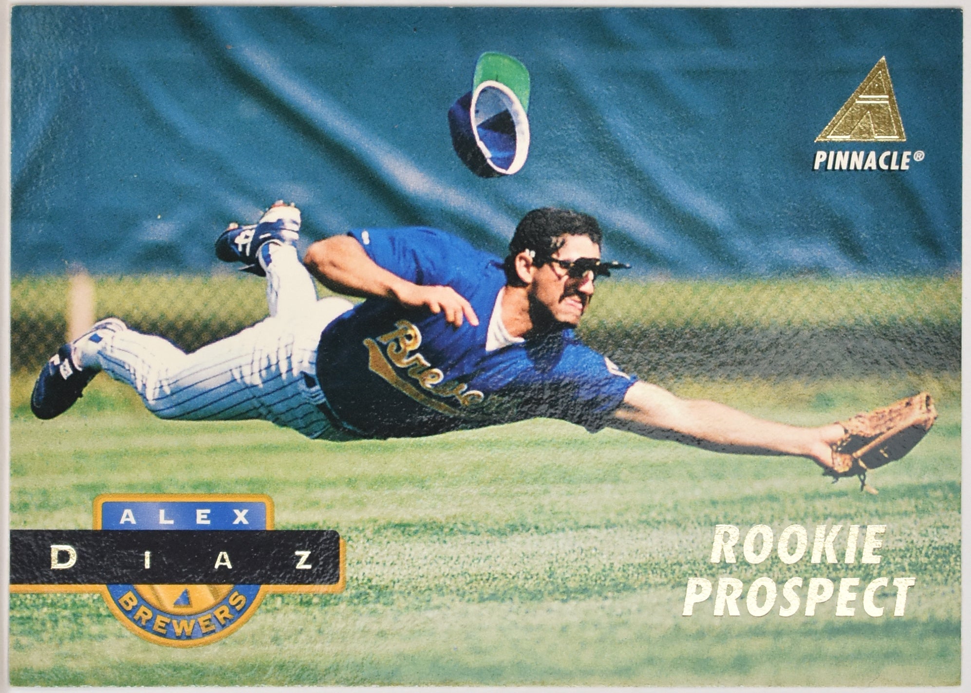 Alex Diaz 416 Pinnacle Baseball Card