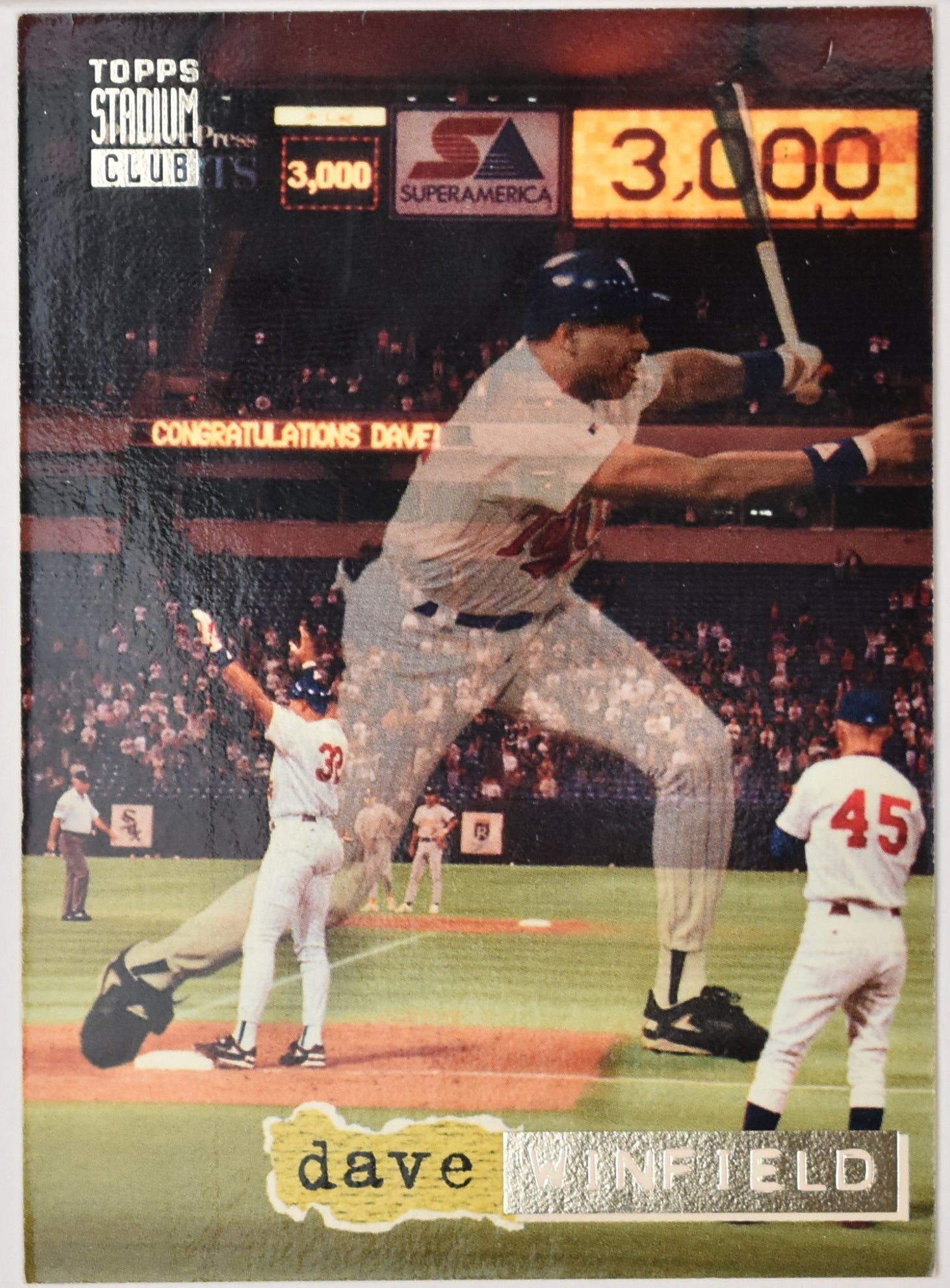 Dave Winfield Topps Stadium Club 2 of 12 Road to 3000