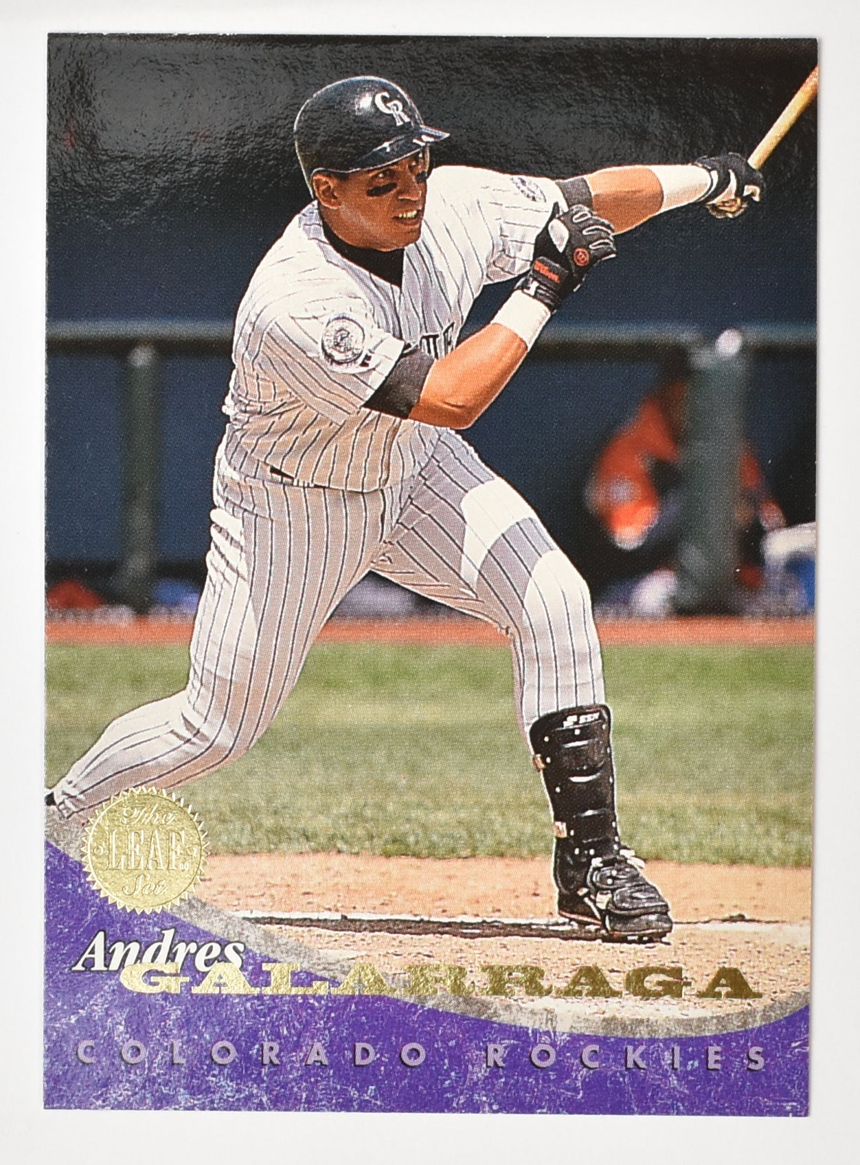 Andres Galarraga 156 Rockies Leaf Set 1994 Baseball Card