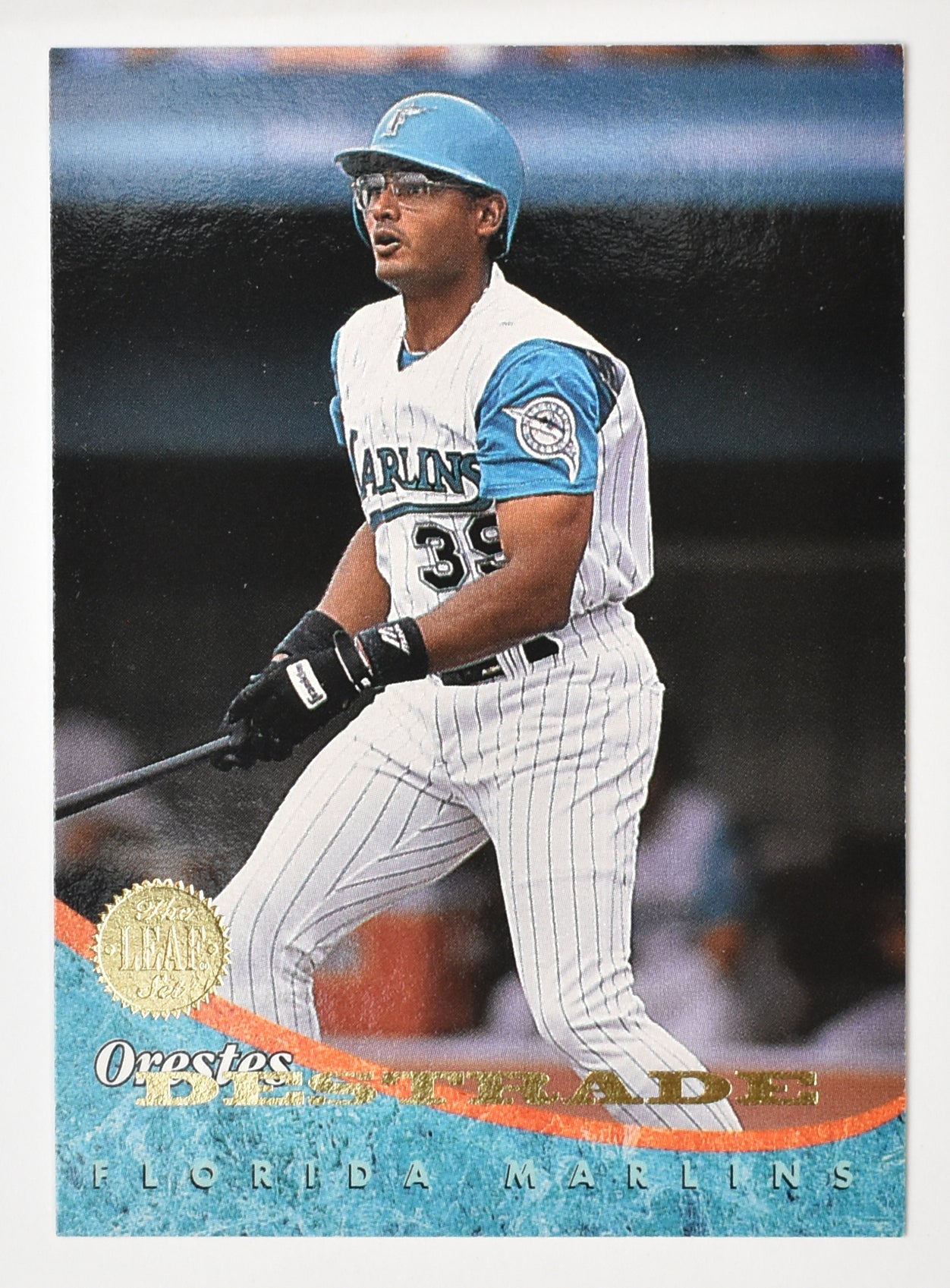 Orestes Destrade 191 Marlins Leaf Set 1994 Baseball Card