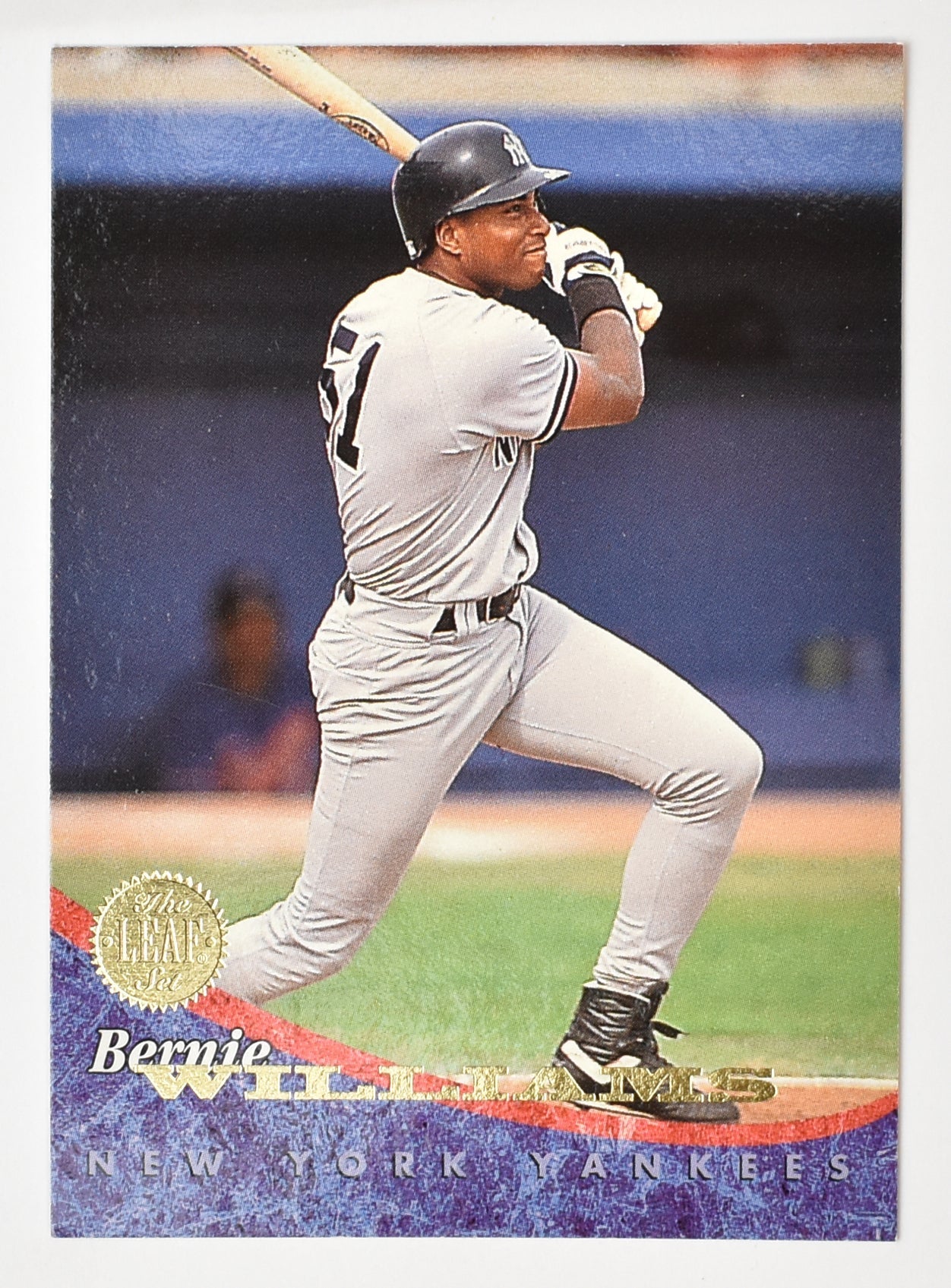 Bernie Williams 4 New York Yankees Leaf Set 1994 Baseball Card