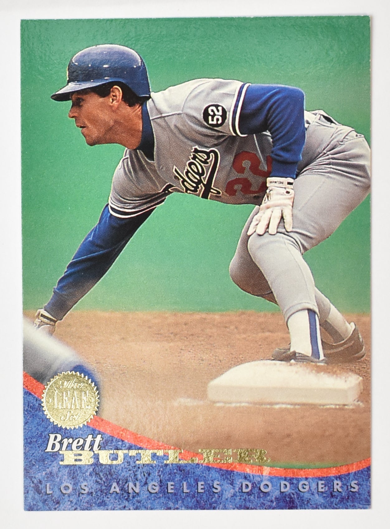 Brett Butler 187 Dodgers Leaf Set 1994 Baseball Card