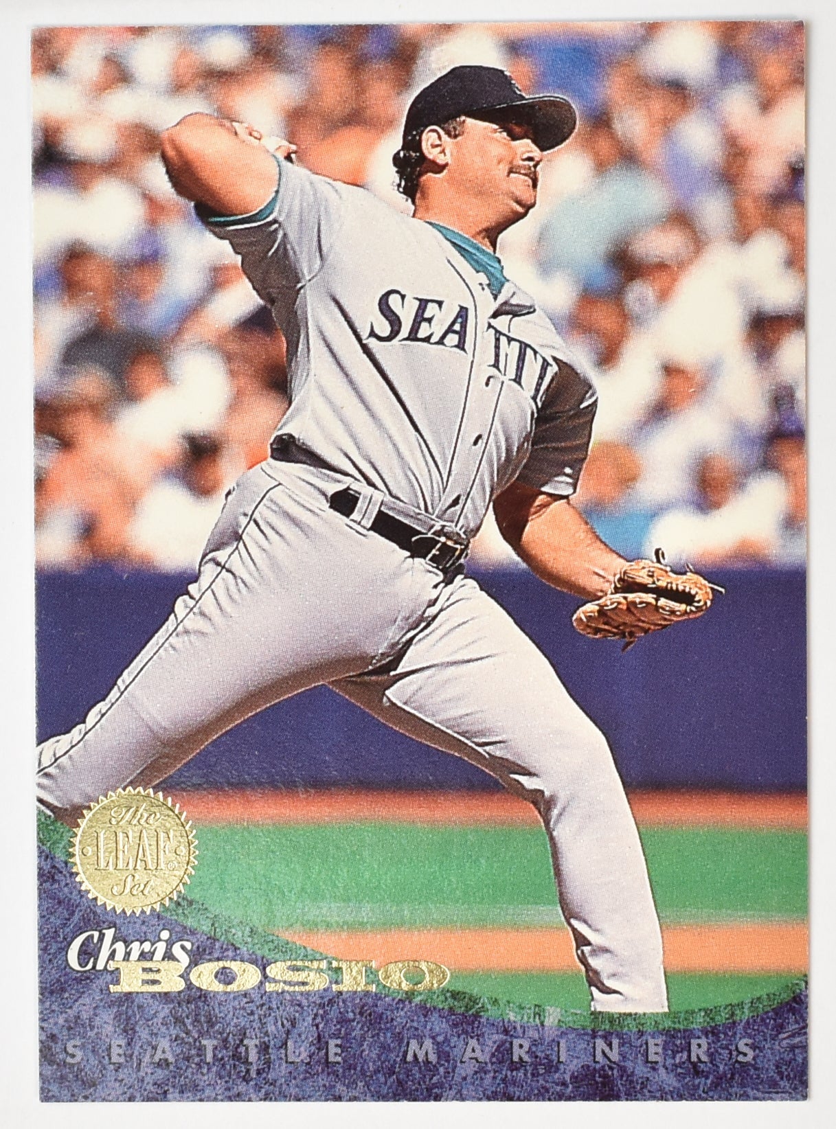 Chris Bosio 9 Marlins Leaf Set 1994 Baseball Card
