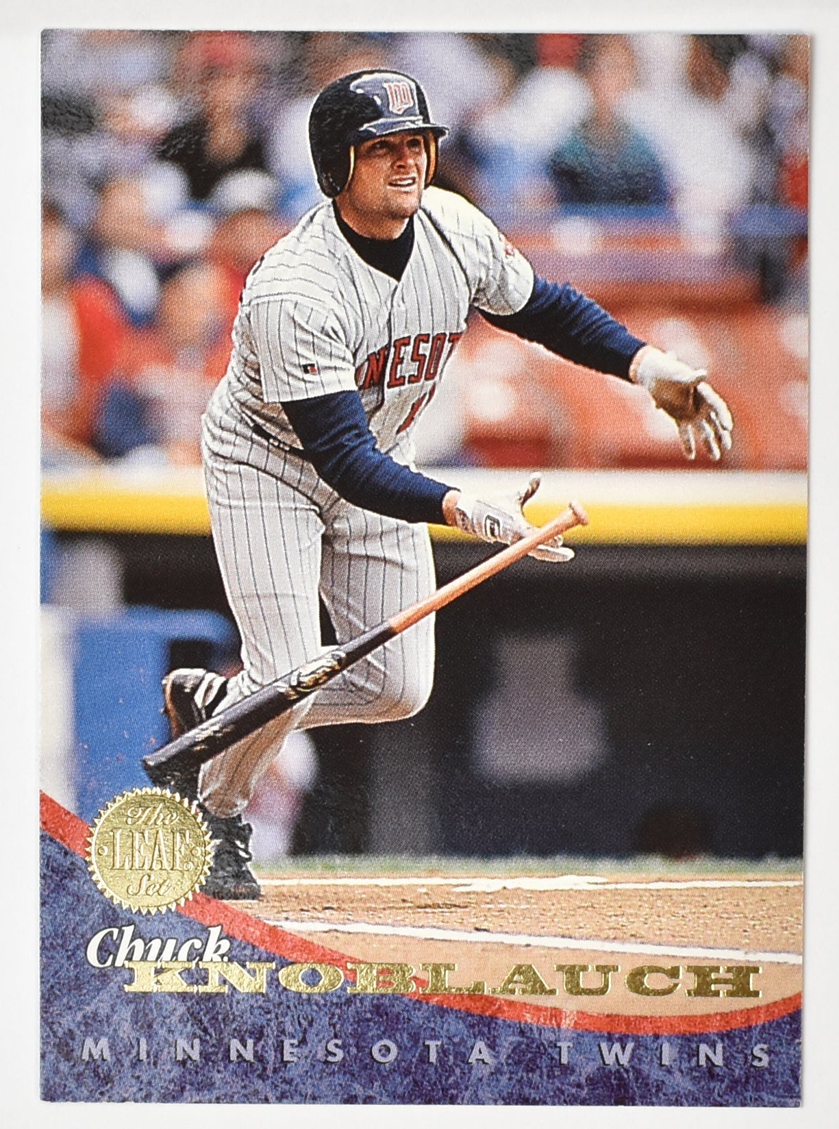Chuck Knoblauch 64 Twins Leaf Set 1994 Baseball Card