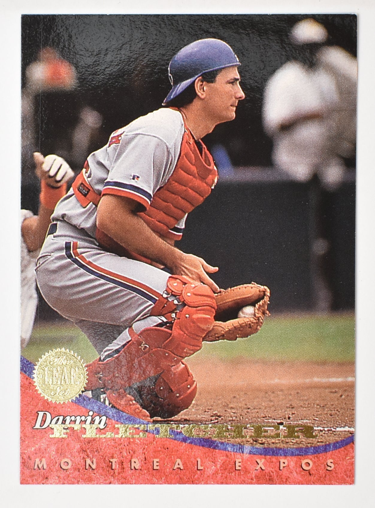 Darrin Fletcher 118 Montreal Expos Leaf Set 1994 Baseball Card
