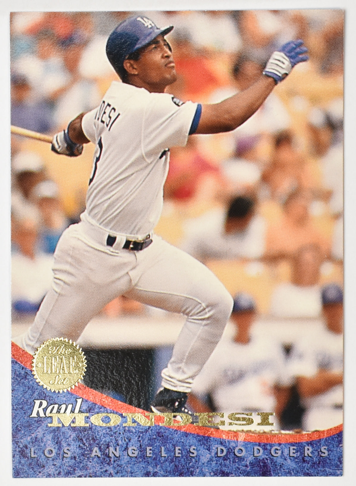 Raul Mondesi 93 Dodgers Leaf Set 94 Baseball Card