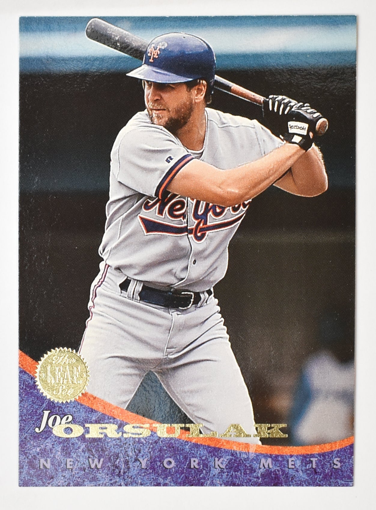 Joe Orsulak 124 New York Mets Leaf Set 1994 Baseball Card