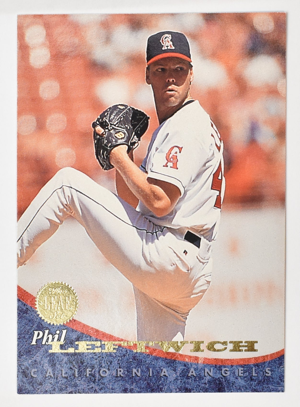 Phil Leftwich 132 Angels Leaf Set 1994 Baseball Card