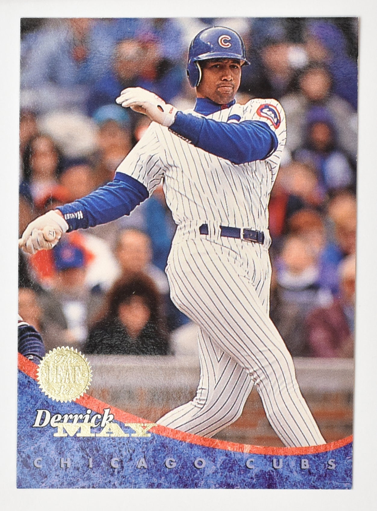 Derrick May 139 Chicago Cubs Leaf Set 1994 Baseball Card