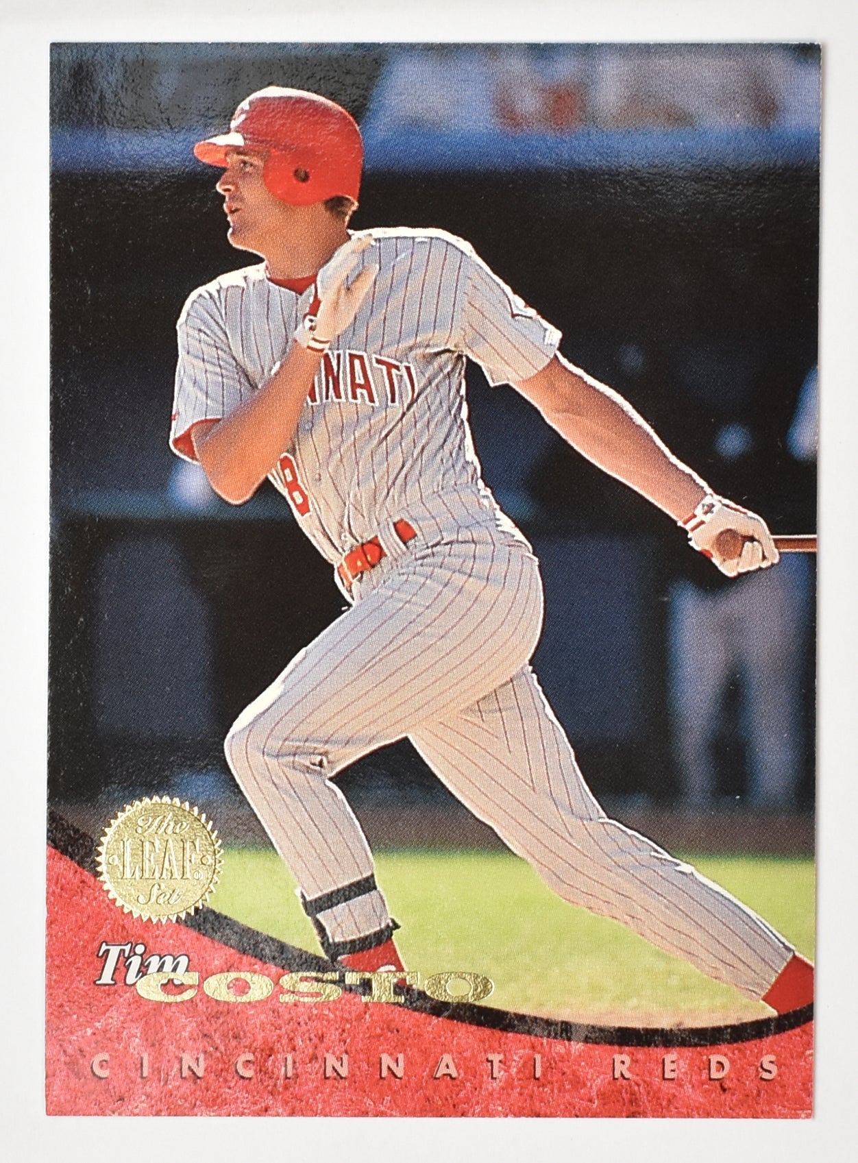 Tim Costo 53 Reds Leaf Set 1994 Baseball Card