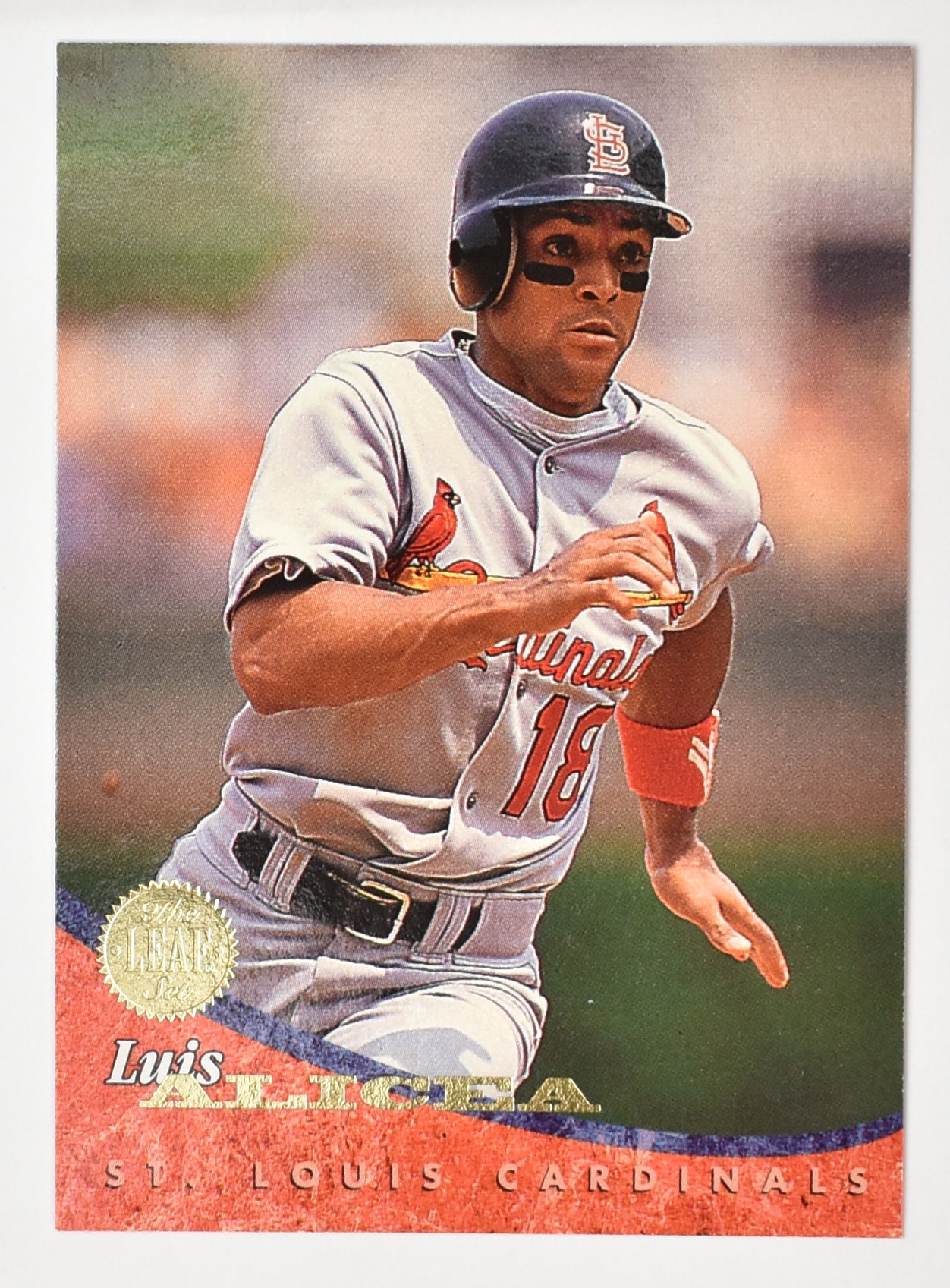 Luis Alicea 203 Cardinals Leaf Set 94 Baseball Card
