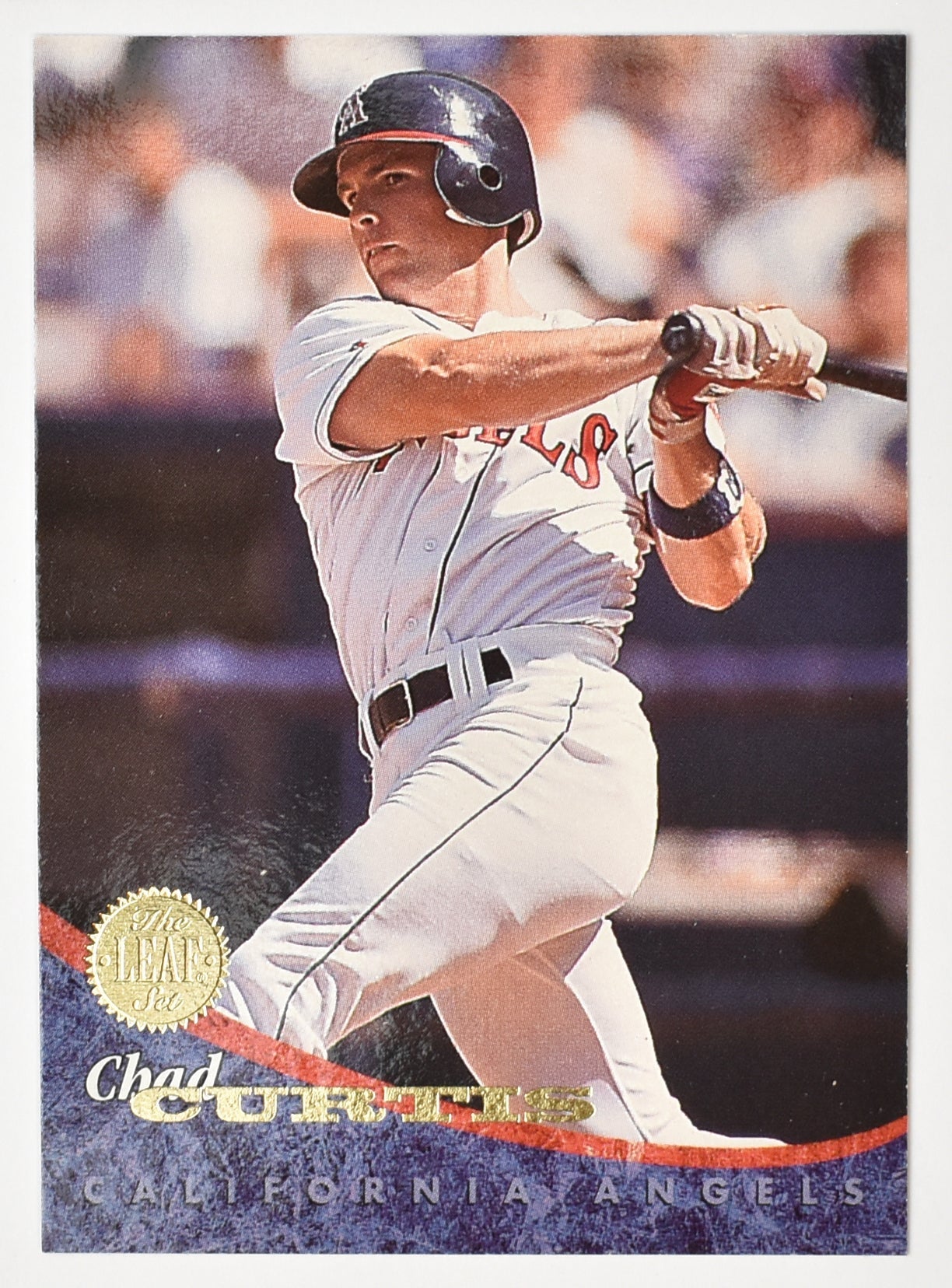 Chad Curtis 19 Angels Leaf Set 1994 Baseball Card