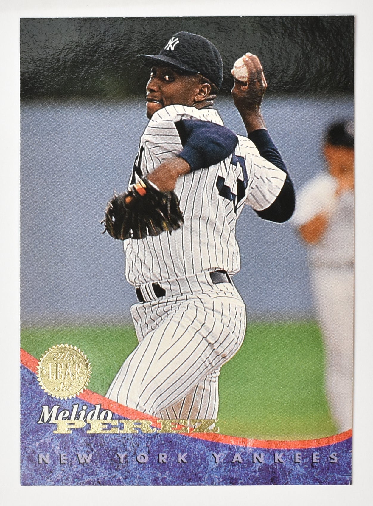 Meld Perez 190 Yankees Leaf Set 1994 Baseball Card