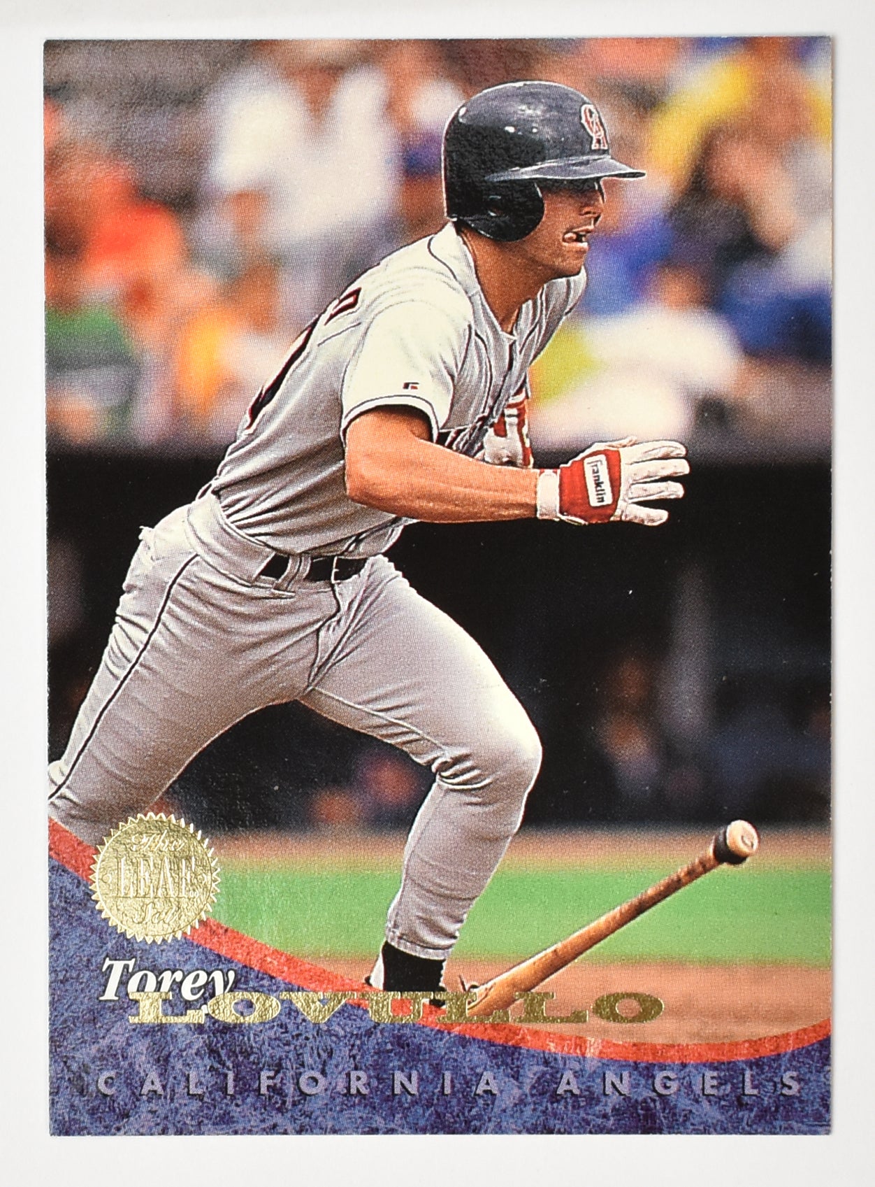 Torey Lovullo 204 California Angels Leaf Set 1994 Baseball Card