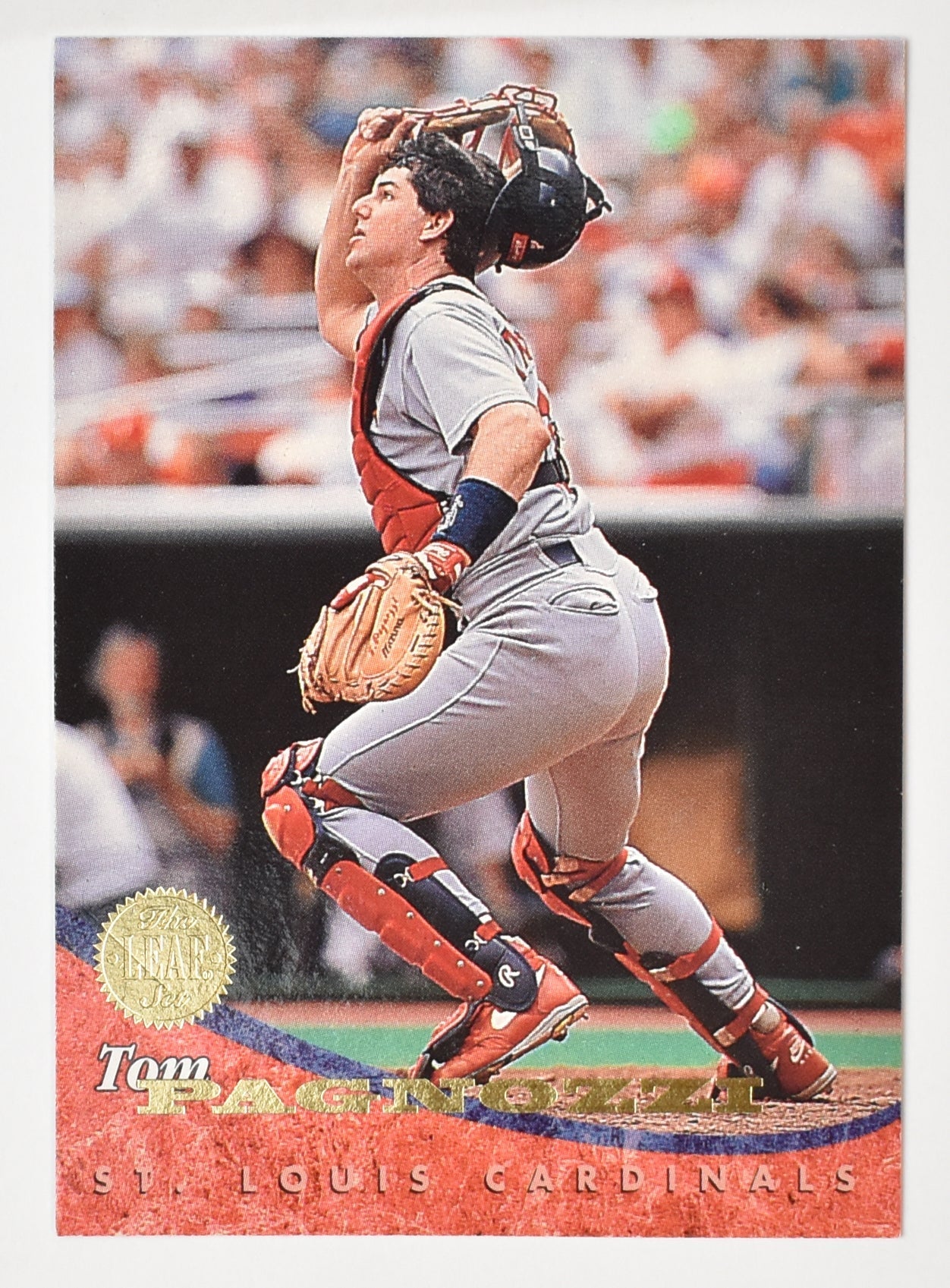 Tom Pagnozzi 7 St Louis Cardinals Leaf Set 1994 Baseball Card