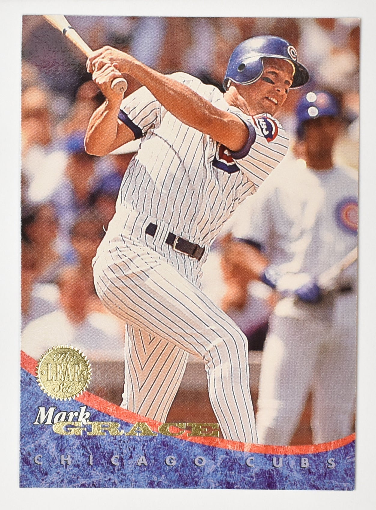 Mark Grace 43 Cubs Leaf Set 1994 Baseball Card