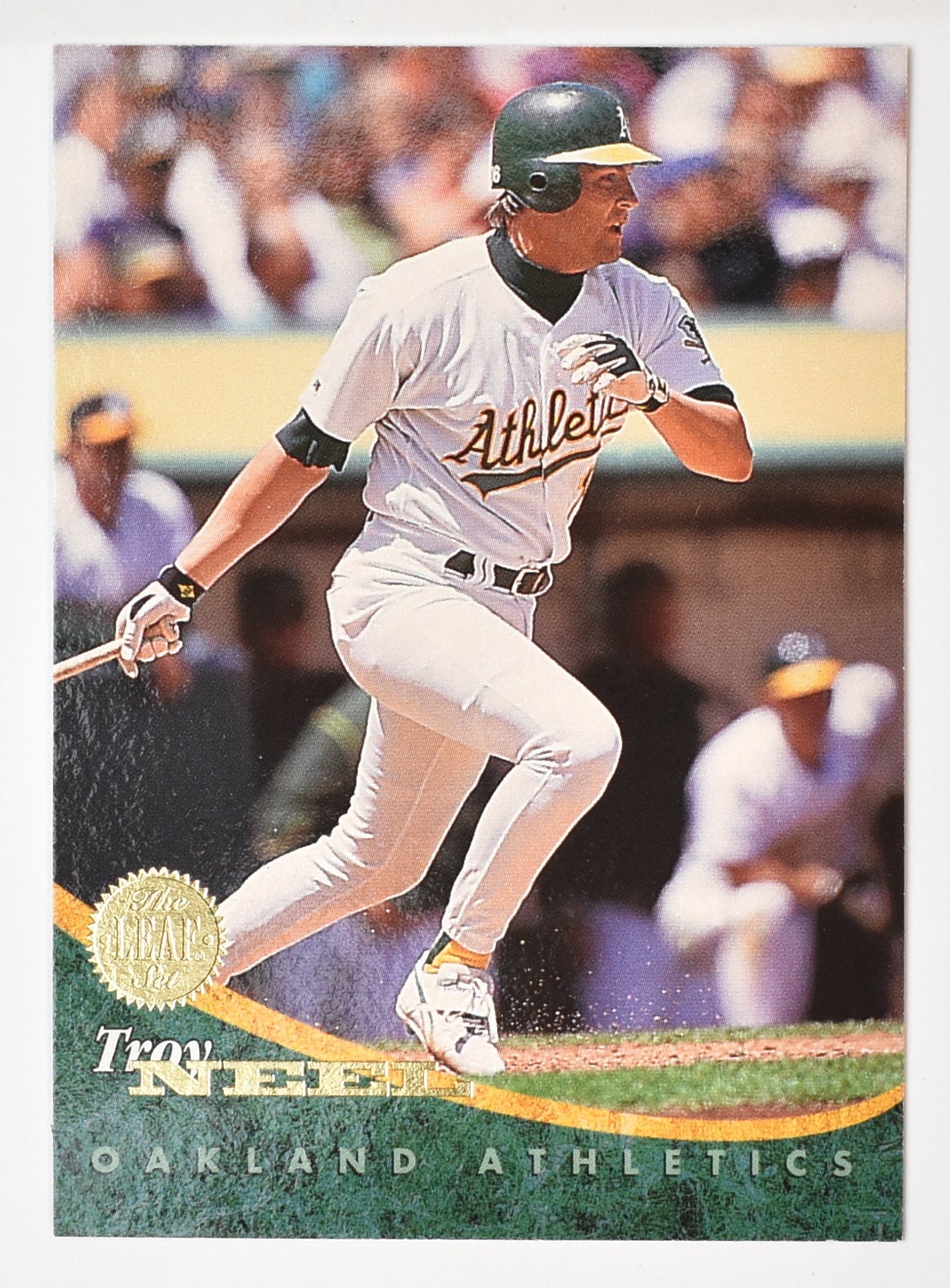 Troy Neel 6 Oakland Athletics Leaf Set 94 Baseball Card
