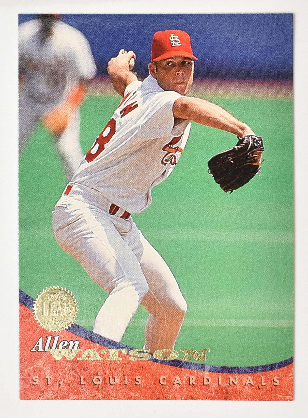 Allen Watson 163 Cardinals Leaf Set 1994 Baseball Card