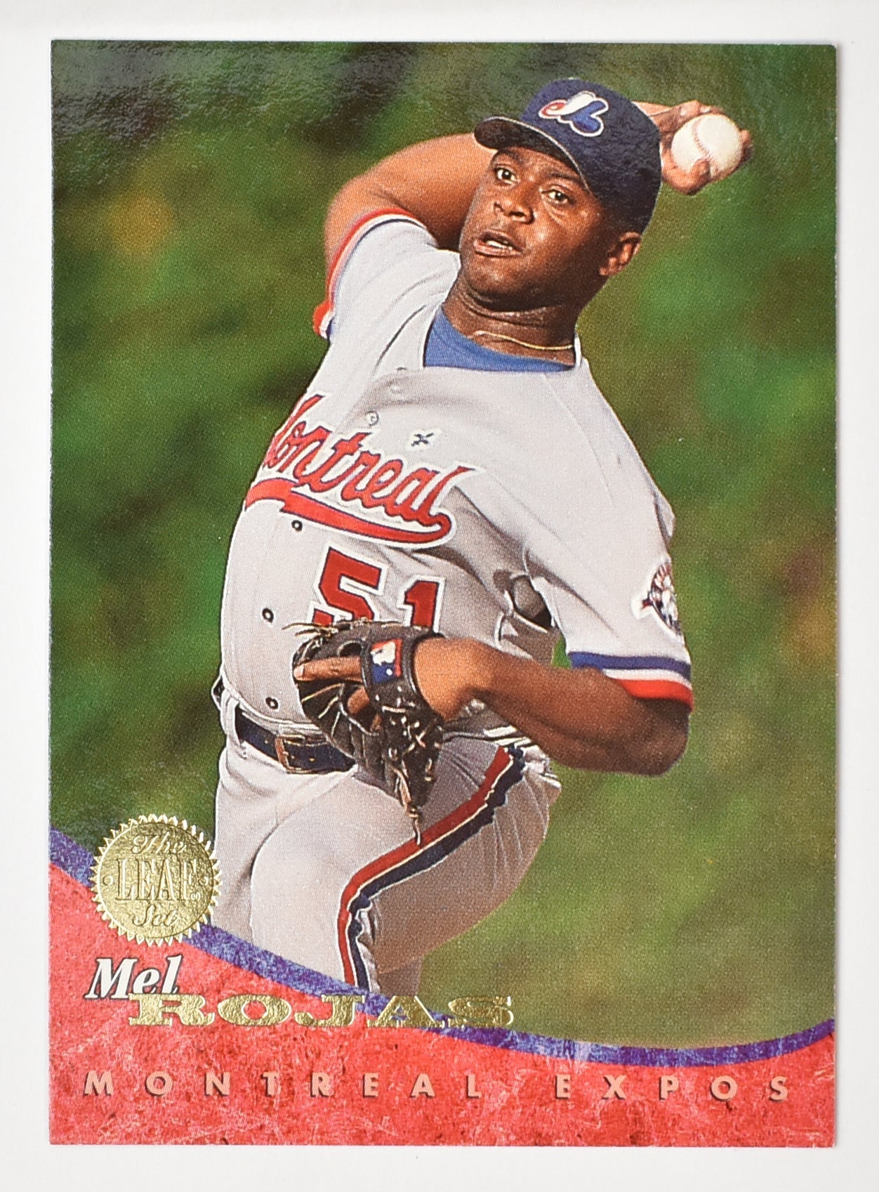 Mel Rojas 47 Expos Leaf Set 1994 Baseball Card