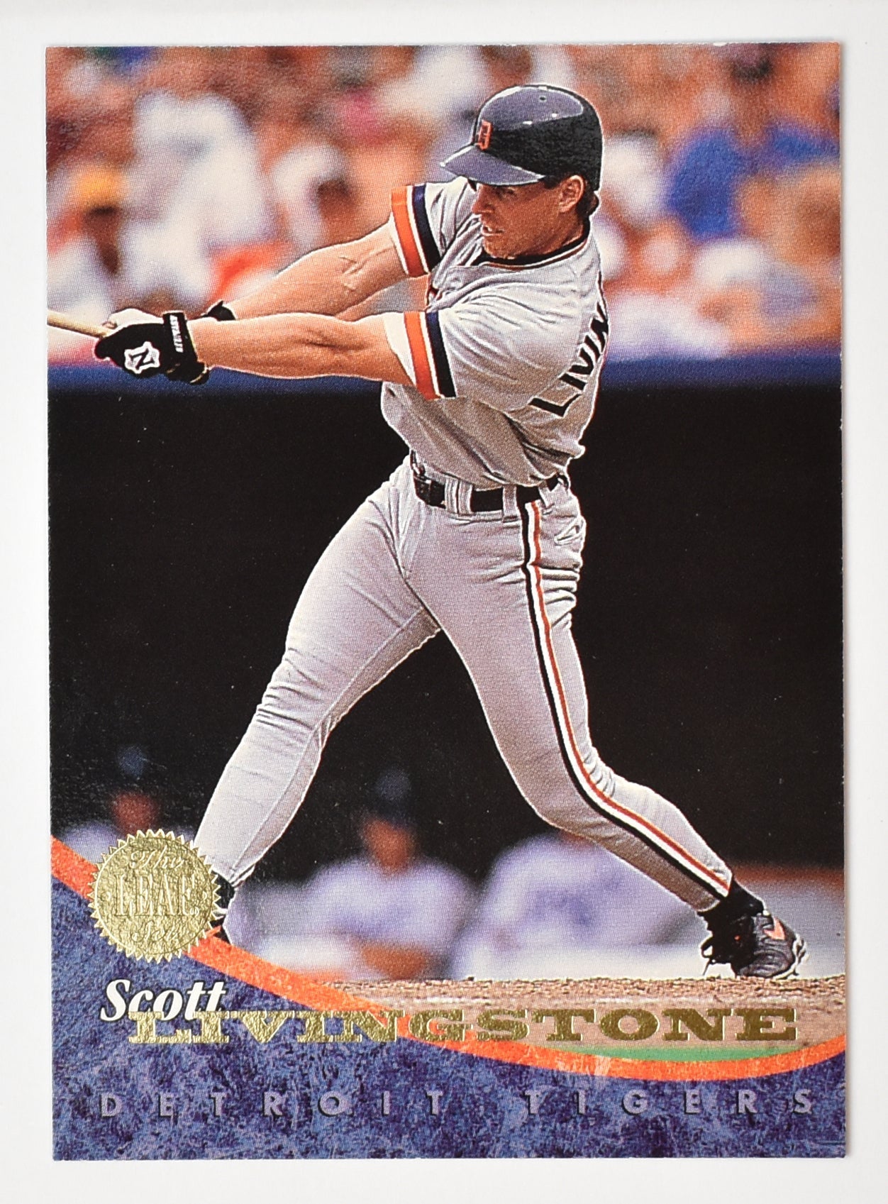 Scott Livingstone 202 Detroit Tigers Leaf Set 1994 Baseball Card