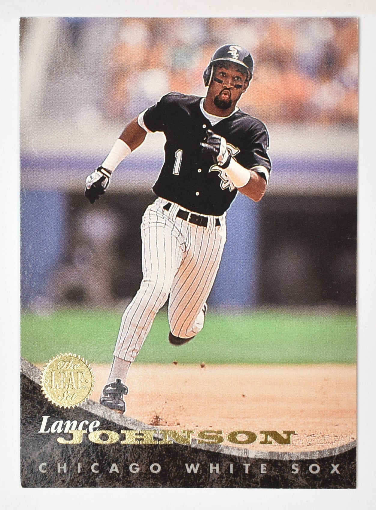 Lance Johnson 13 Chicago White Sox Leaf Set 1994 Baseball Card