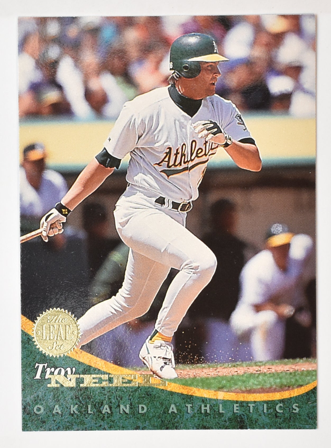 Troy Neel 6 Oakland Athletics Leaf Set 1994 Baseball