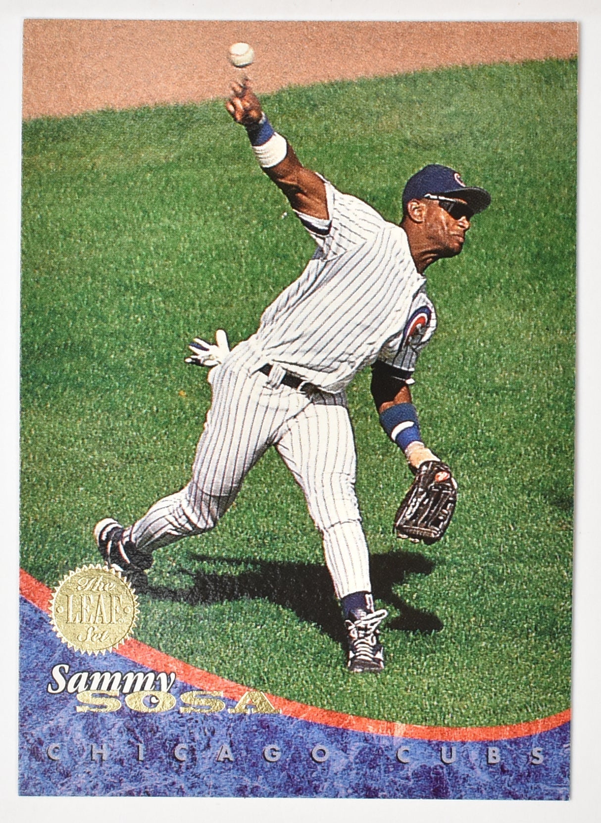 Sammy Sosa 98 Chicago Cubs Leaf Set 1994 Baseball Card