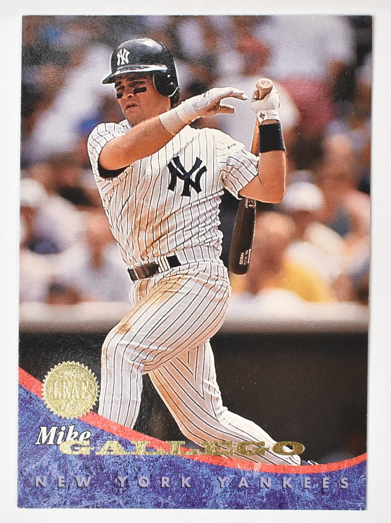 Mike Gallego 136 New York Yankees Leaf Set 1994 Baseball Card