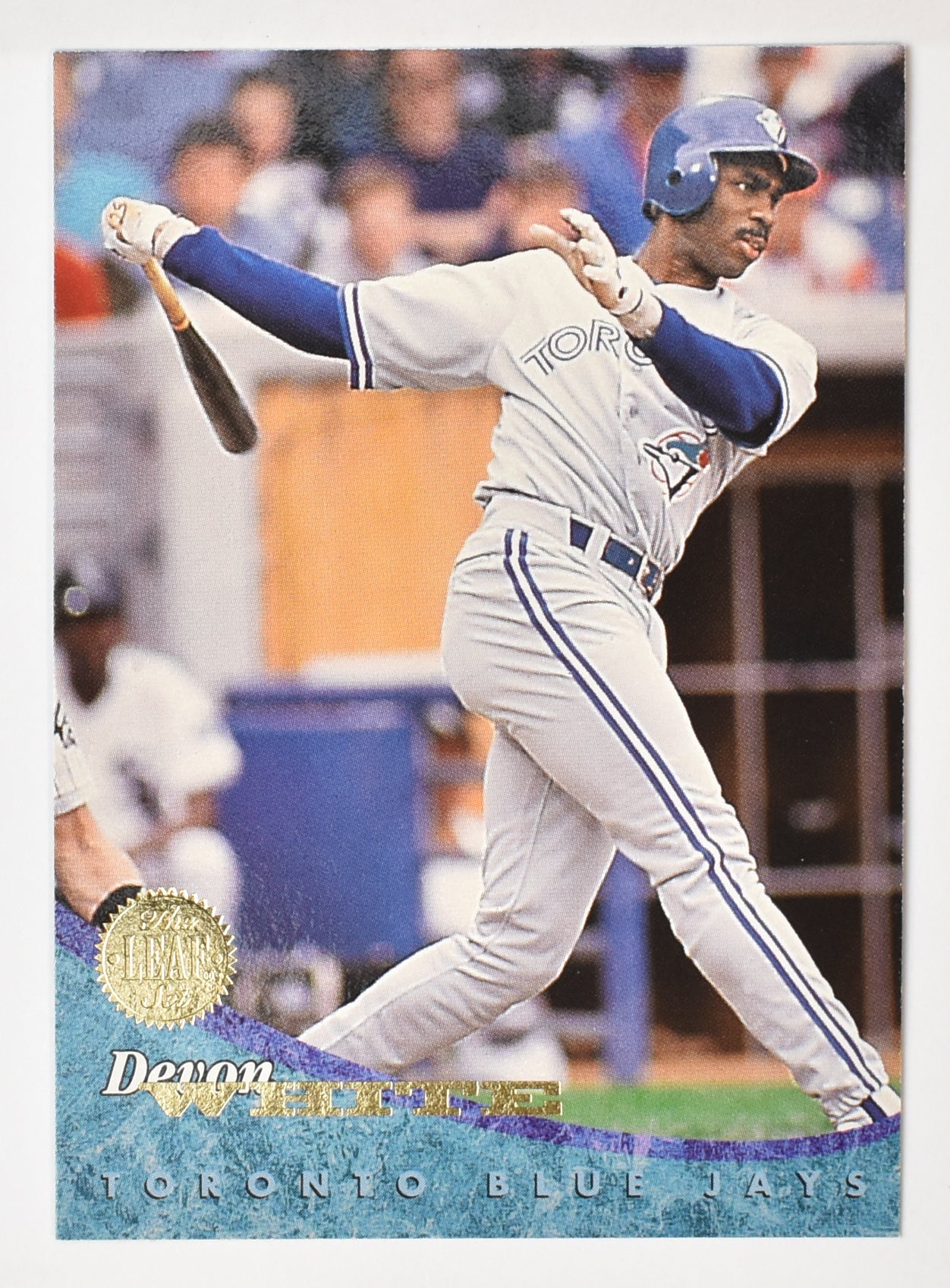 Devon White 129 Toronto Blue Jays Leaf Set 1994 Baseball Card