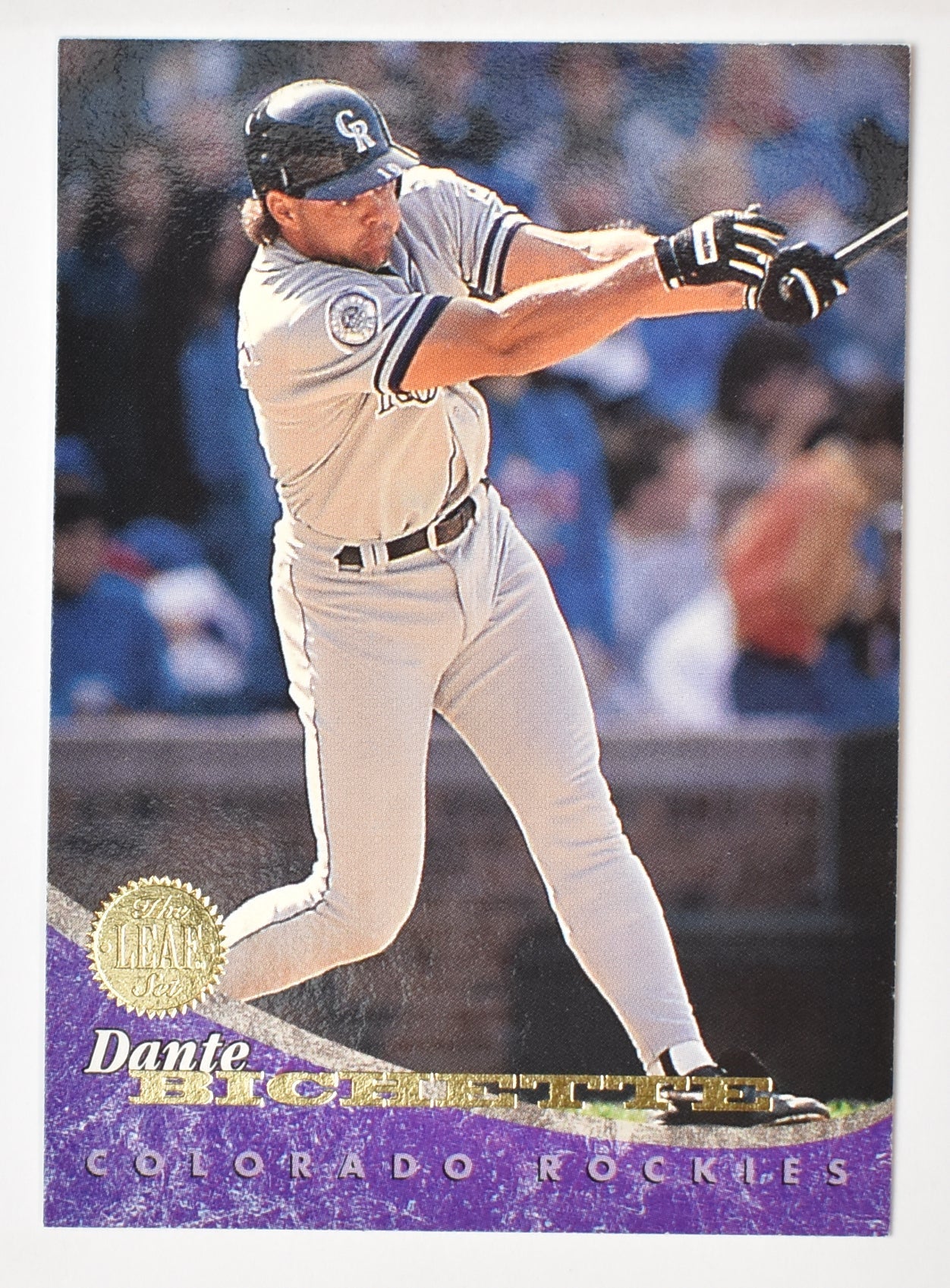 Dante Bichette 81 Colorado Rockies Leaf Set 1994 Baseball Card
