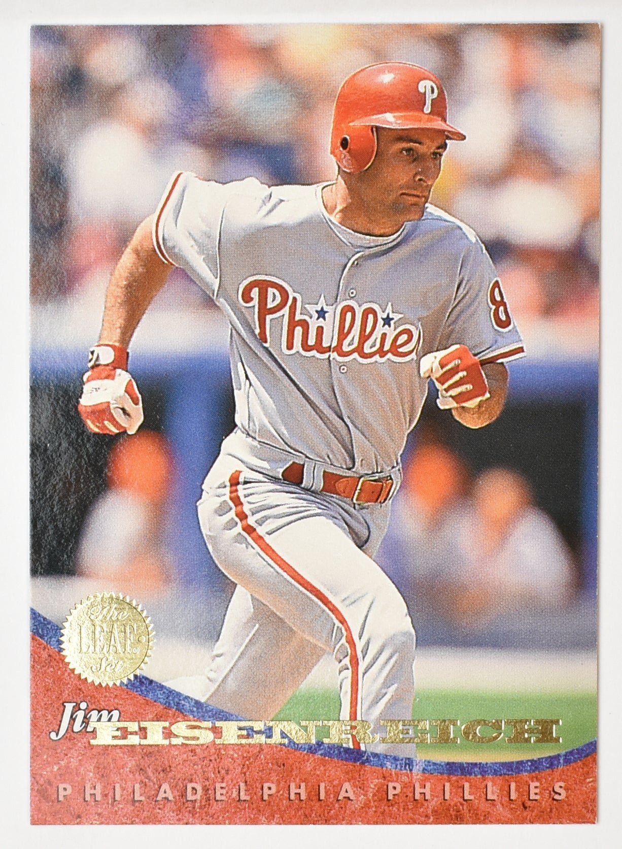 Jim Eisenreich 176 Philadelphia Phillies Leaf Set 1994 Baseball Card