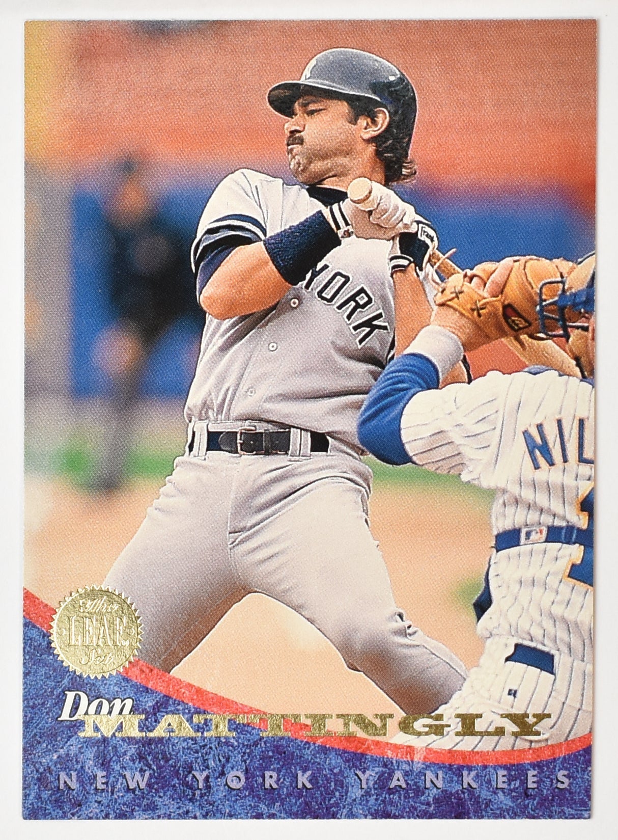 Don Mattingly 121 New York Yankees Leaf Set 1994 Baseball Card
