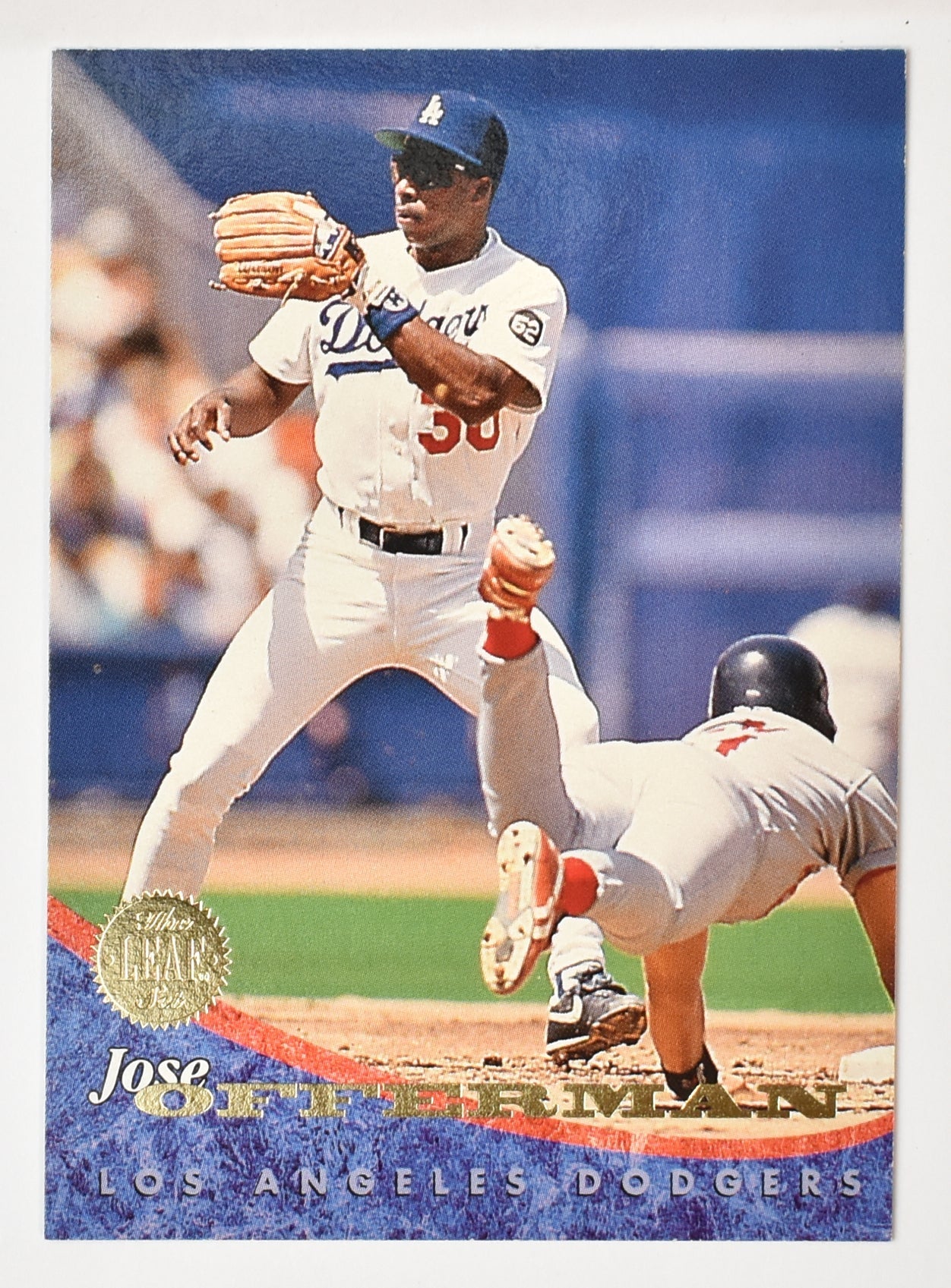 Jose Offerman 123 LA Dodgers Leaf Set 1994 Baseball Card