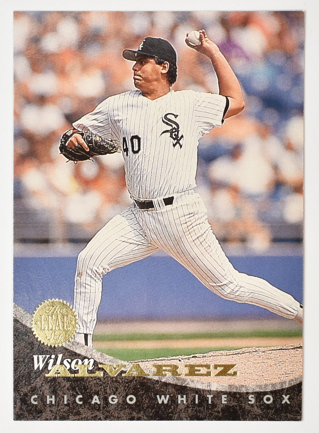 Wilson Alvarez 71 Chicago White Sox Leaf Set 1994 Baseball Card