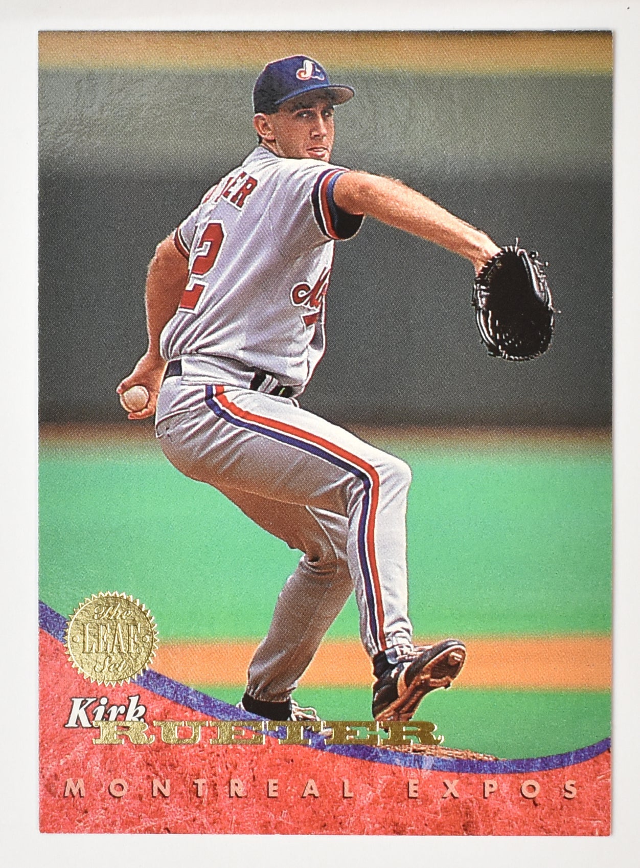 Kirk Rueter 8 Montreal Expos Leaf Set 94 Baseball Card