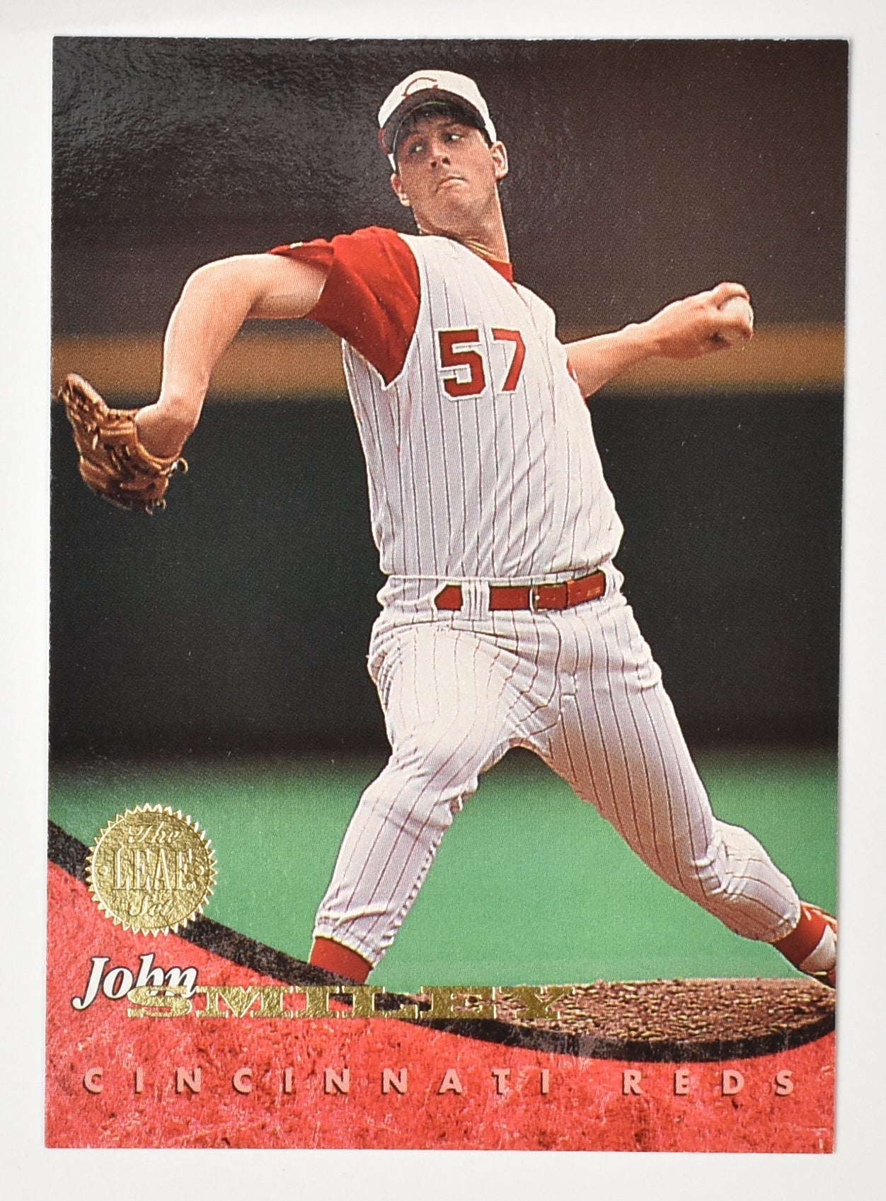 John Smiley 24 Cincinnati Reds Leaf Set 1994 Baseball Card
