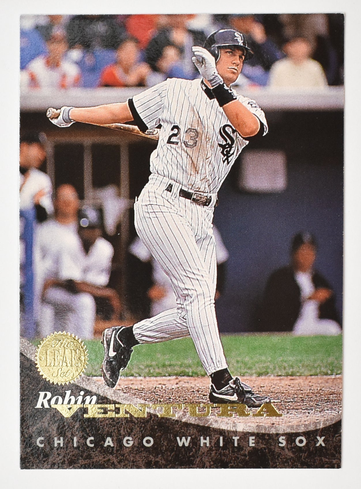 Robin Ventura 26 Chicago White Sox Leaf Set 1994 Baseball Card