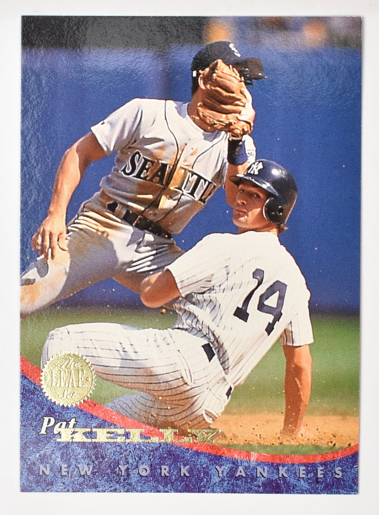 Pat Kelly 51 New York Yankees Leaf Set 94 Baseball Card