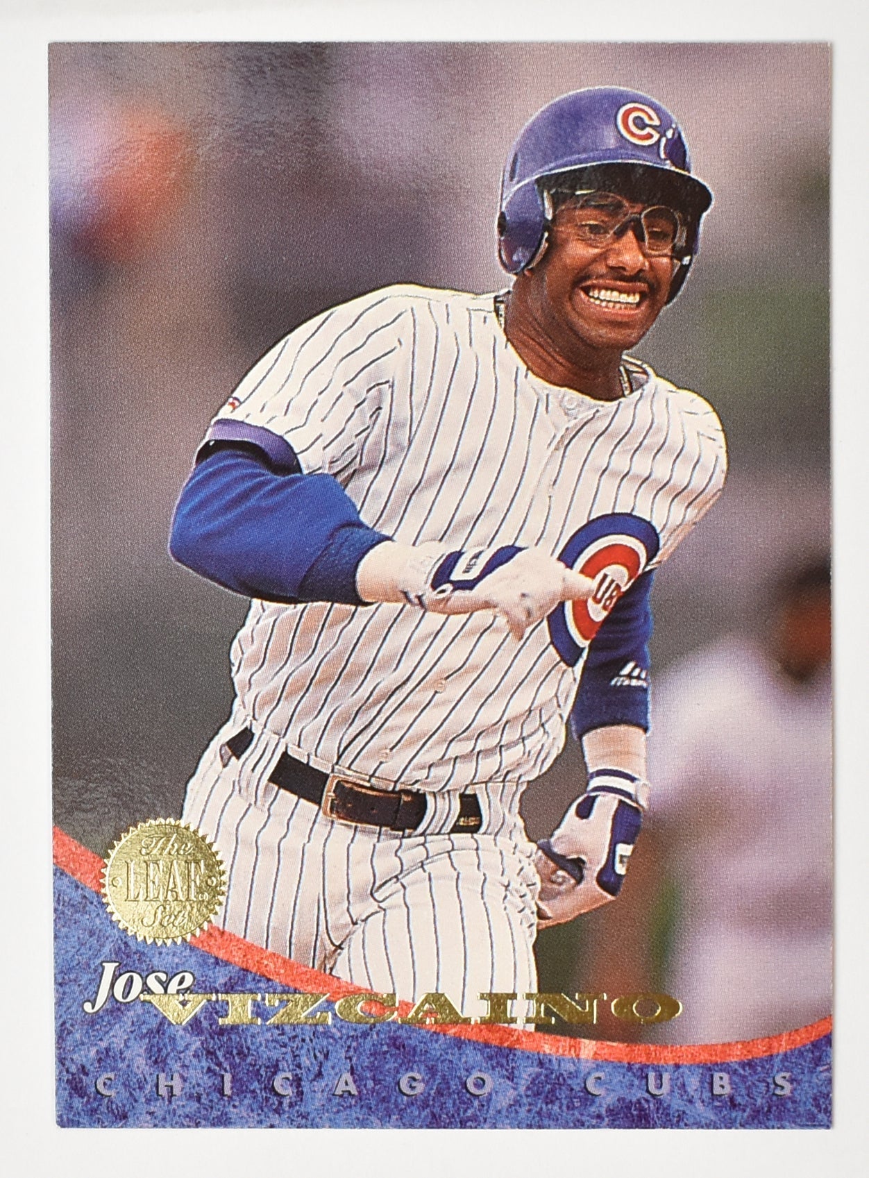 Jose Vizcaino 68 Chicago Cubs Leaf Set 1994 Baseball Card