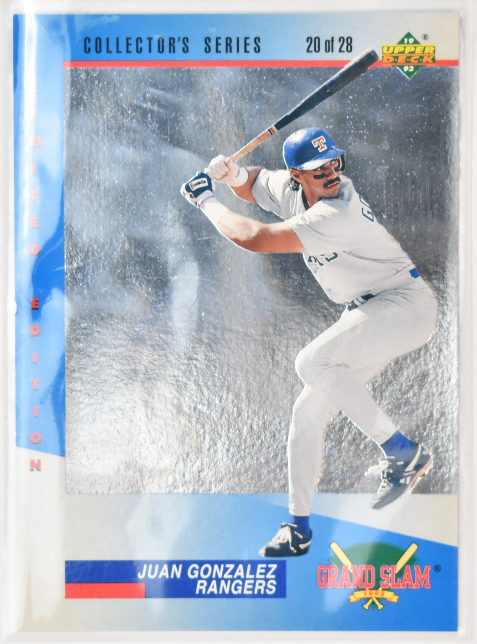 Juan Gonzalez 20 of 28 Upper Deck 1993 Baseball Card