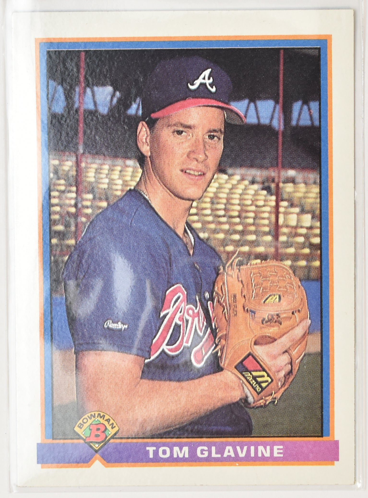 Tom Glavine 576 Bowman Baseball Card Topps 1991