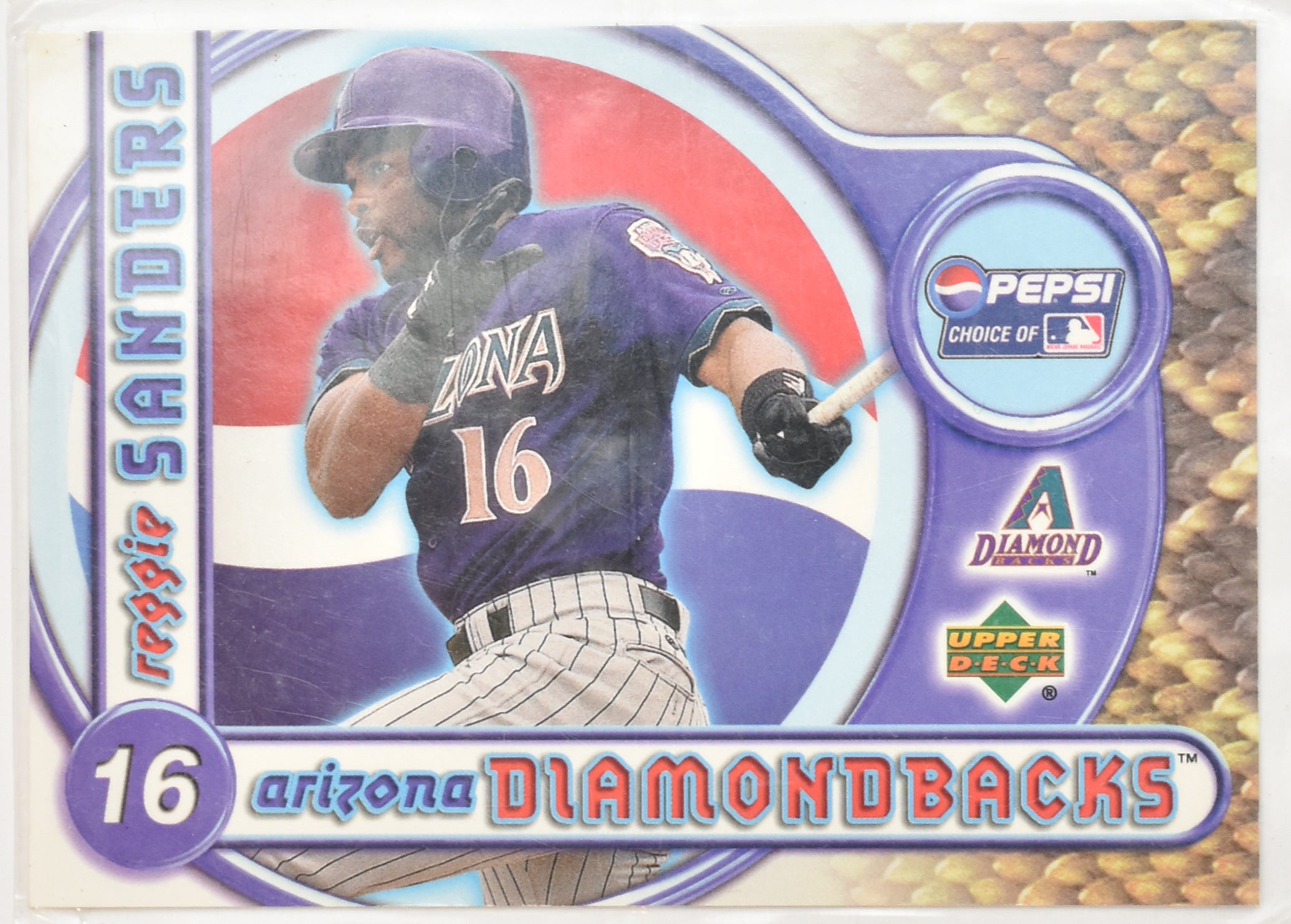 Reggie Sanders 9 of 15 Upper Deck Baseball Card Pepsi Choice