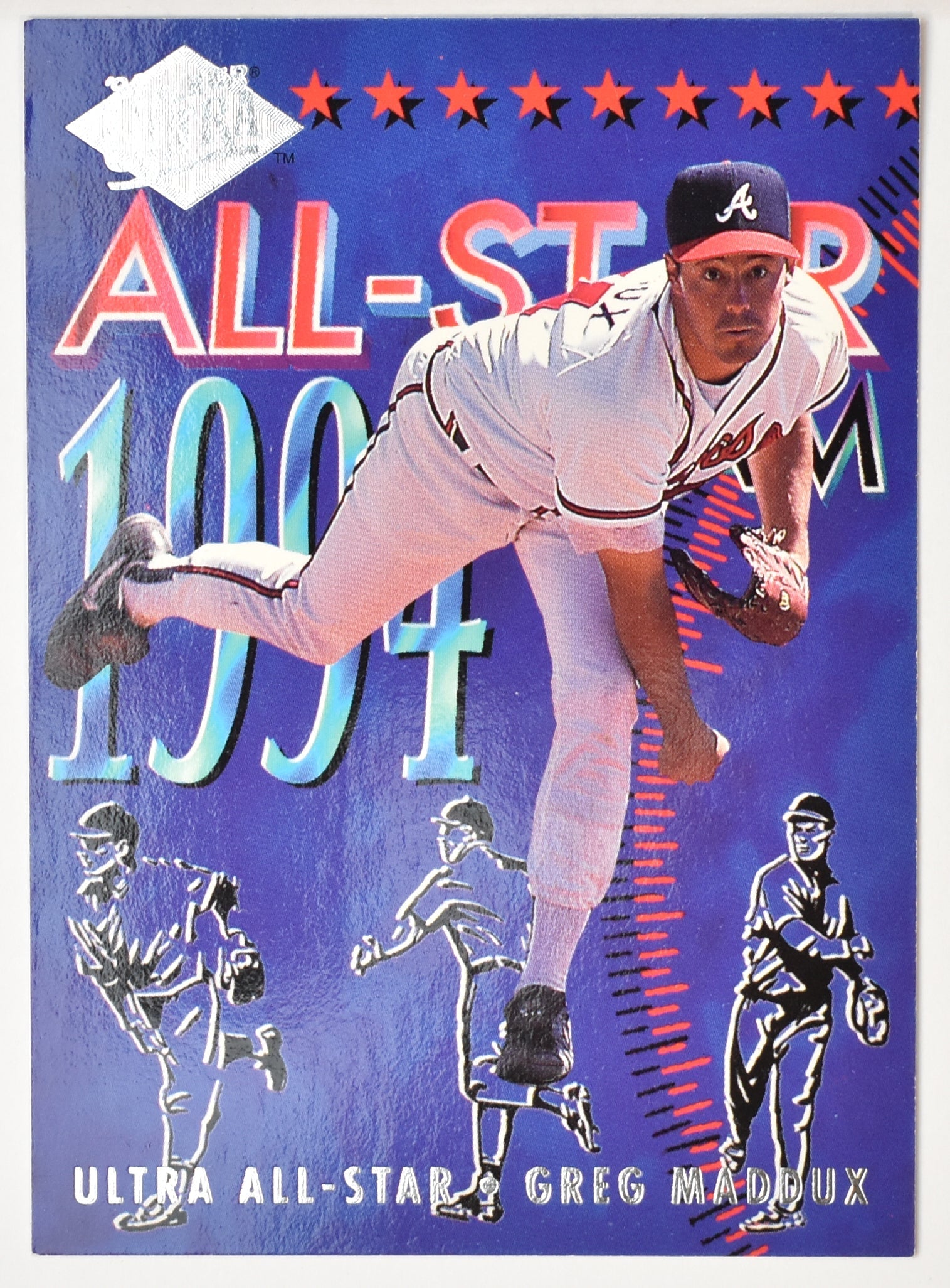 Greg Maddux All Star Team 20 of 20 Baseball Card Fleer Ultra