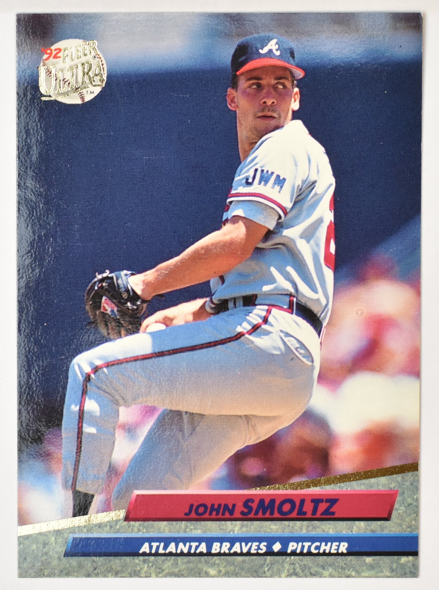 John Smoltz 169 Fleer Ultra 1992 Baseball Card