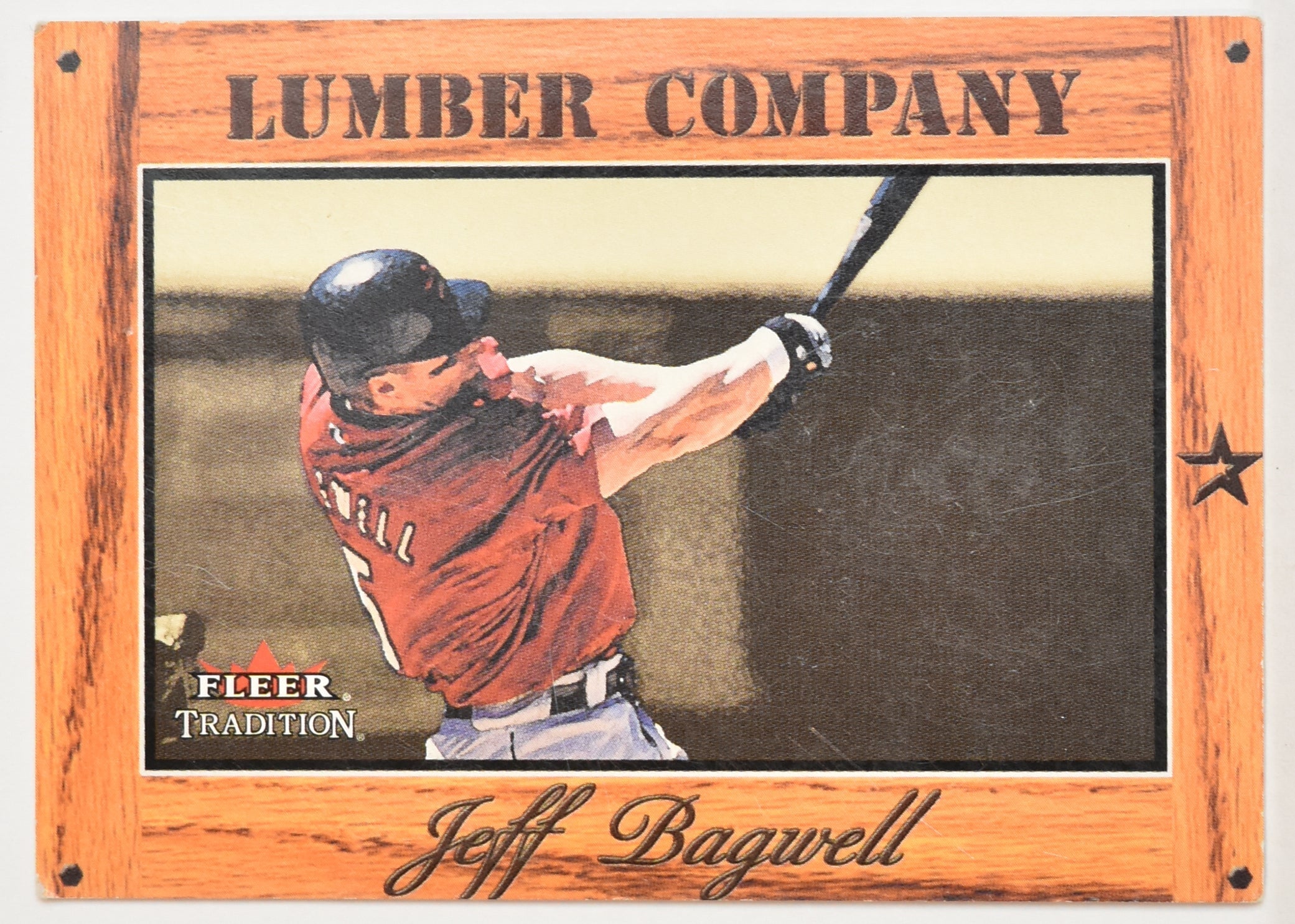 Jeff Bagwell 9 of 30 Fleer 2003 Baseball Cards Lumber Company