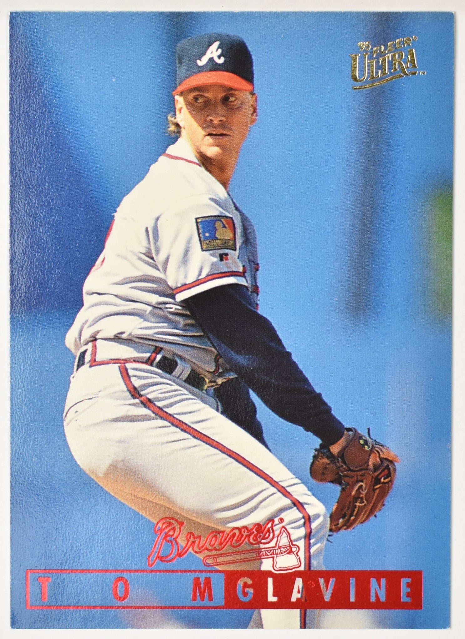 Tom Glavine 125 Fleer 1995 Baseball Card