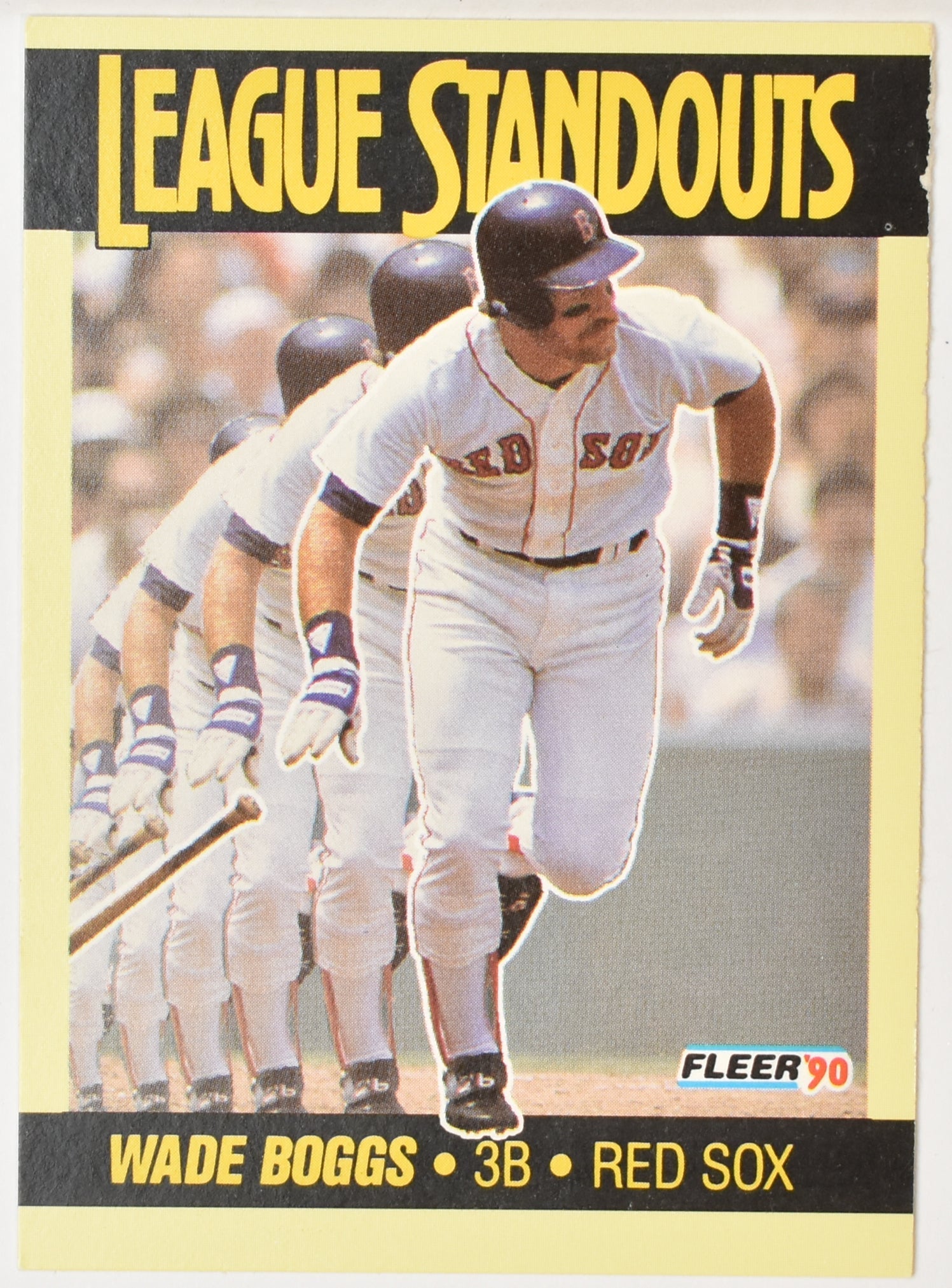 Wade Boggs 5 Fleer 1990 Baseball Card